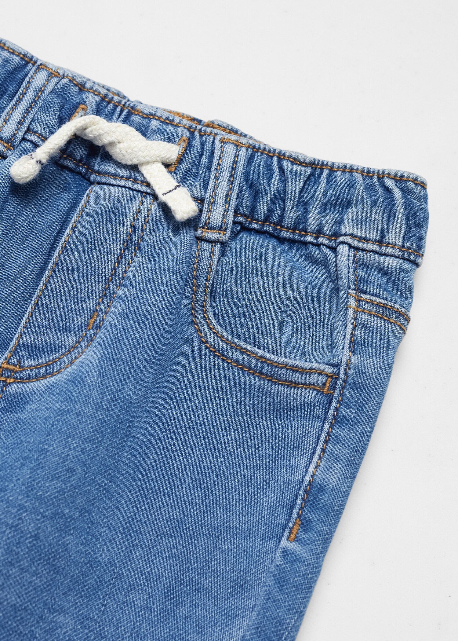Drawstring waist jeans - Details of the article 8