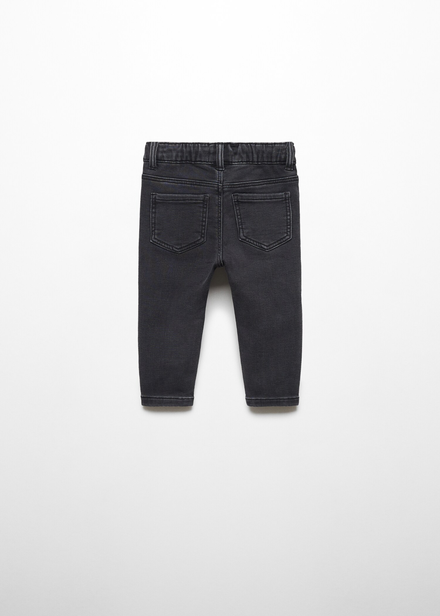 Drawstring waist jeans - Reverse of the article