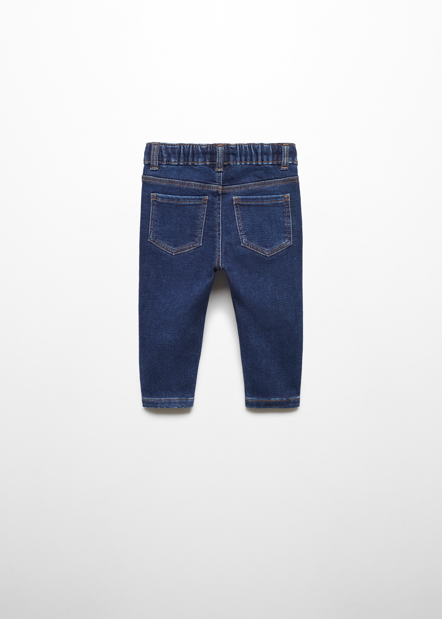 Drawstring waist jeans - Reverse of the article