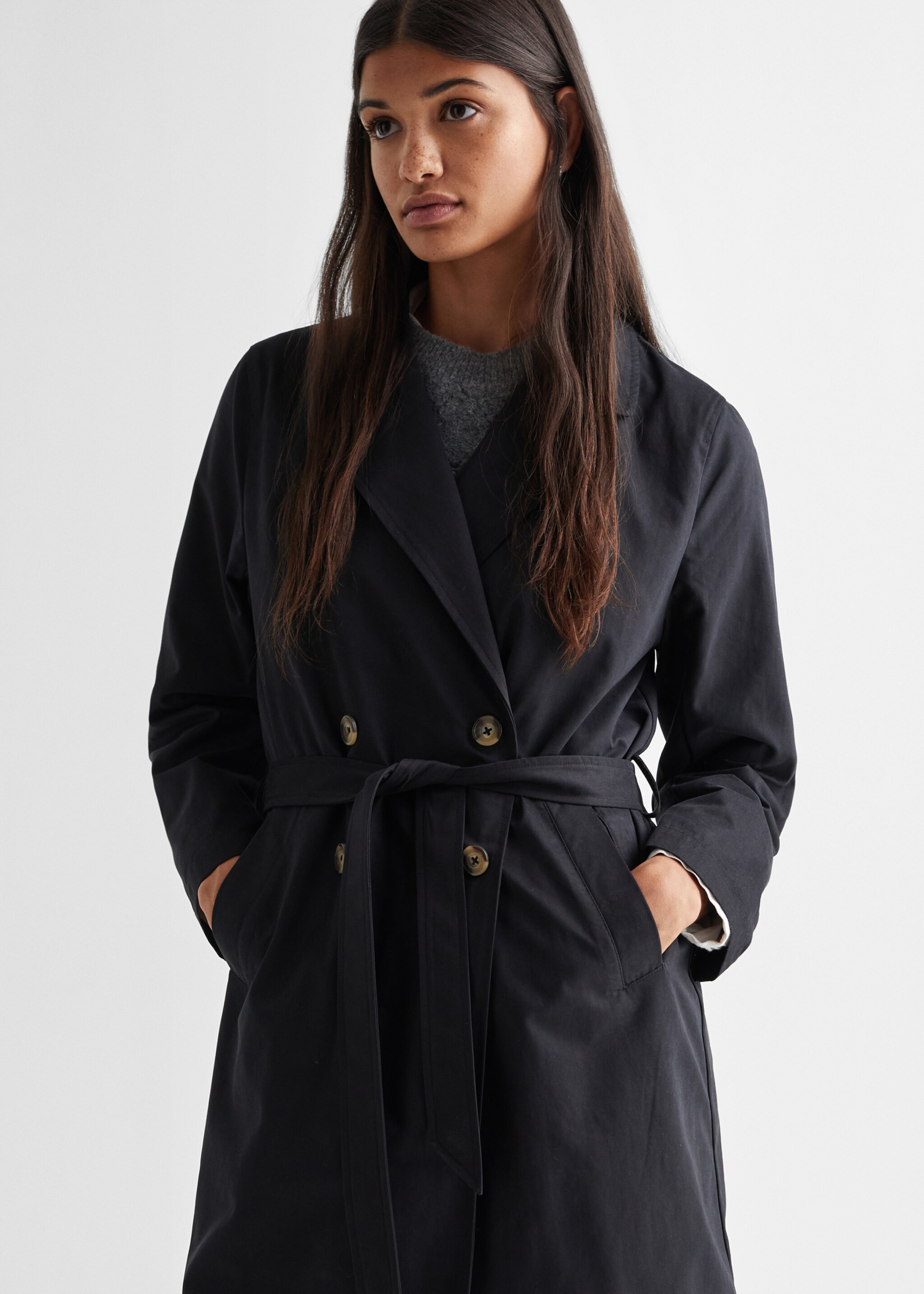 Klassieke trenchcoat met ceintuur - Detail van het artikel 1