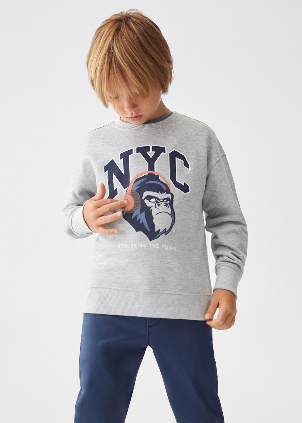 Cartoon cotton sweatshirt