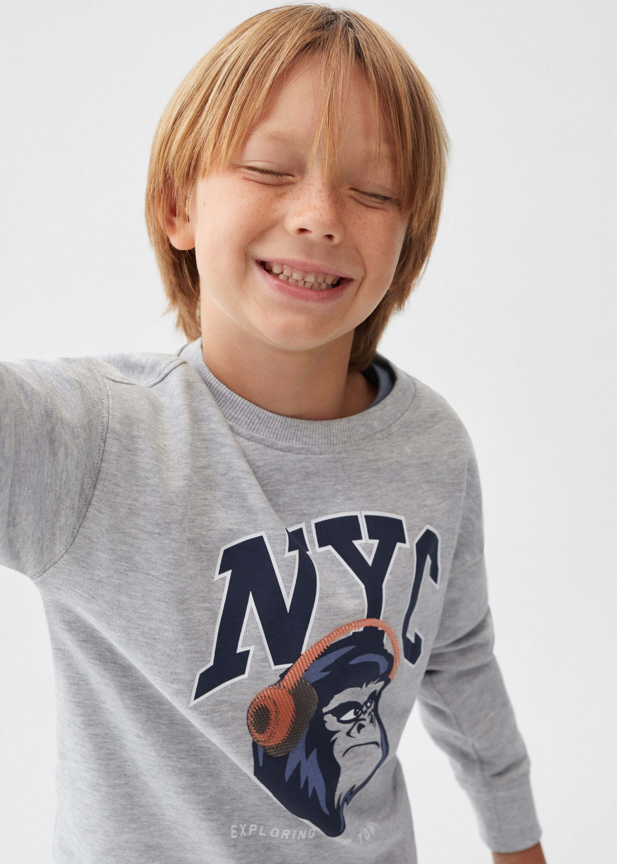Sweat-shirt coton dessin - Détail de l'article 1