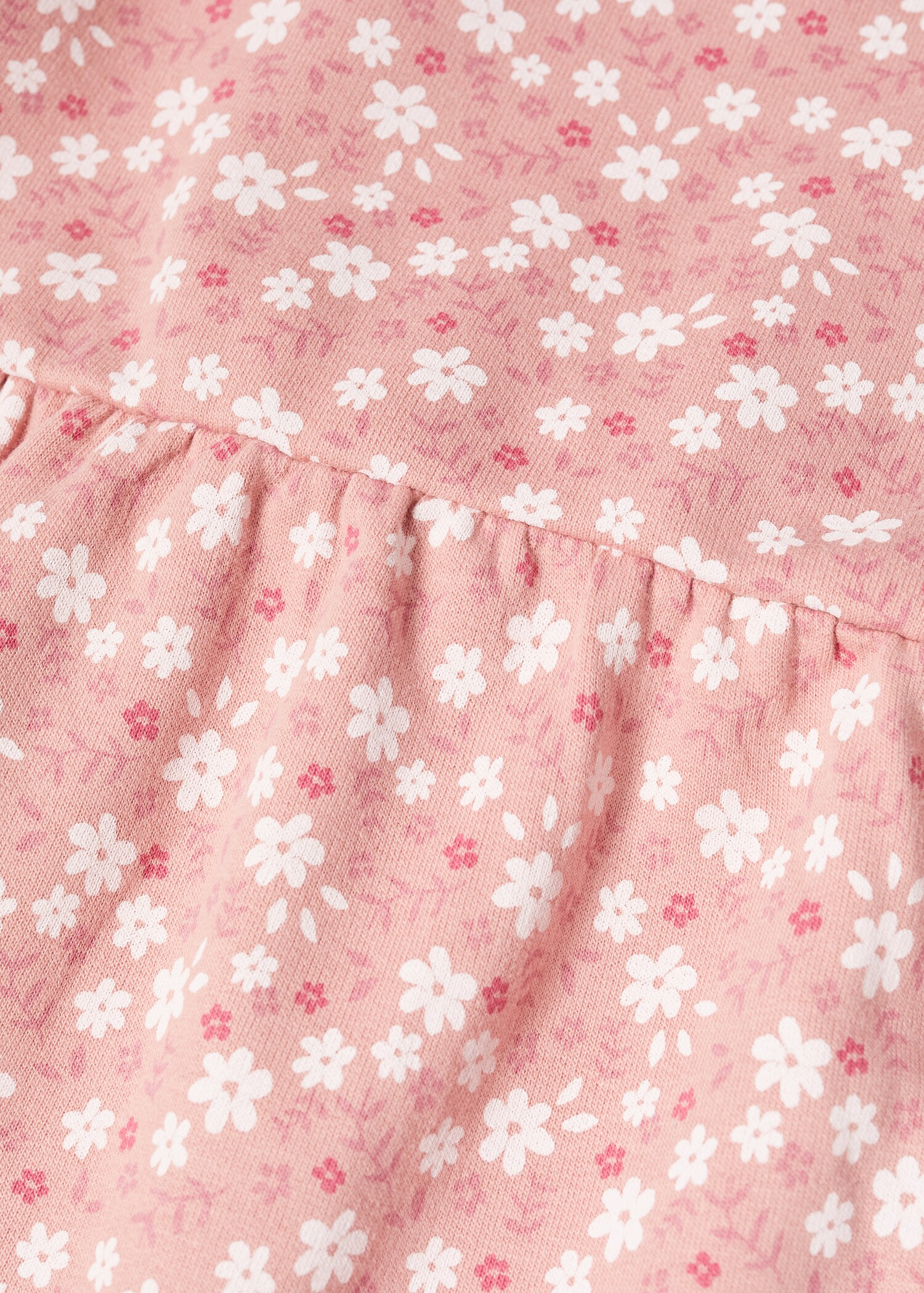 Floral cotton pinafore dress - Details of the article 0