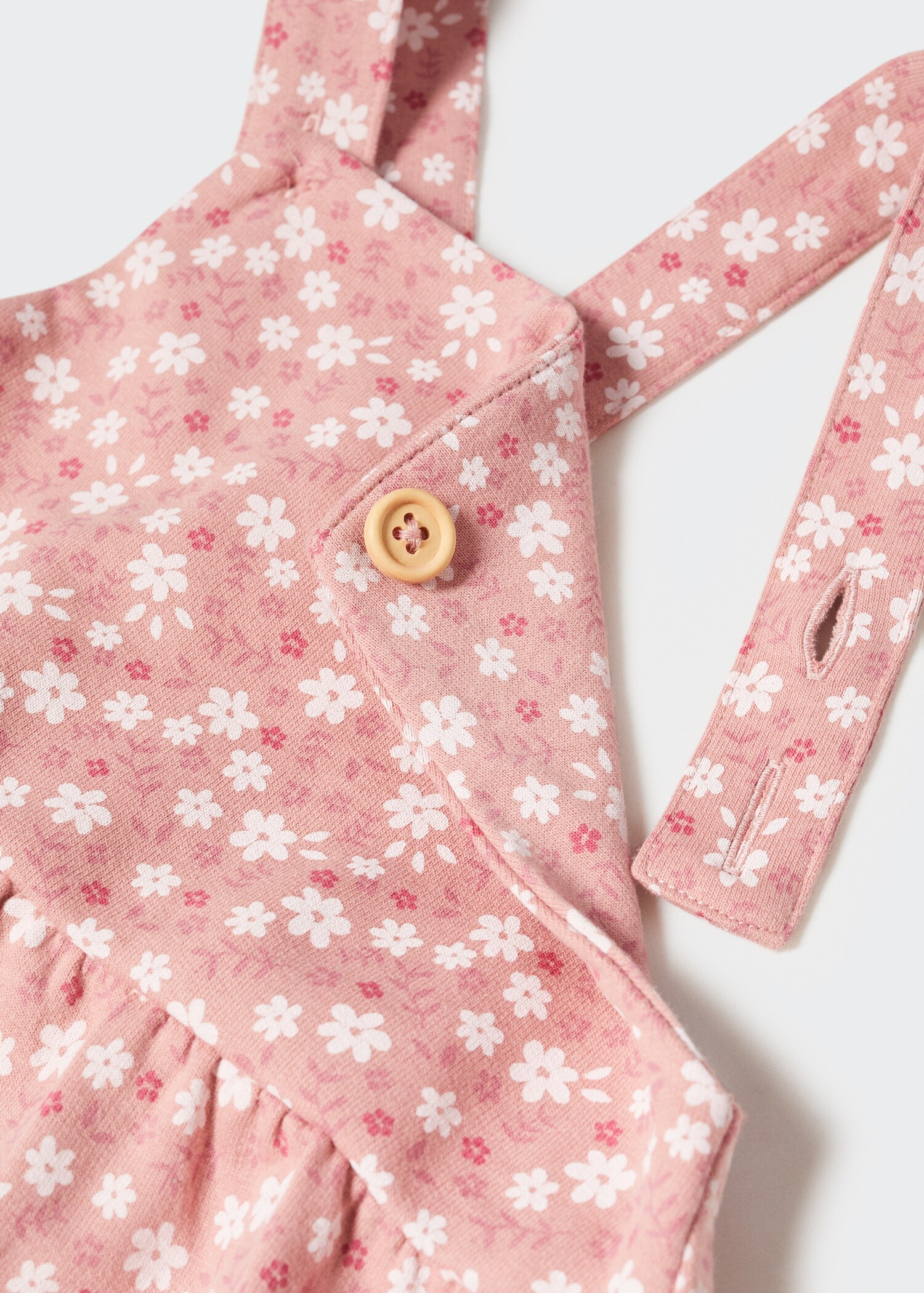 Floral cotton pinafore dress - Details of the article 8