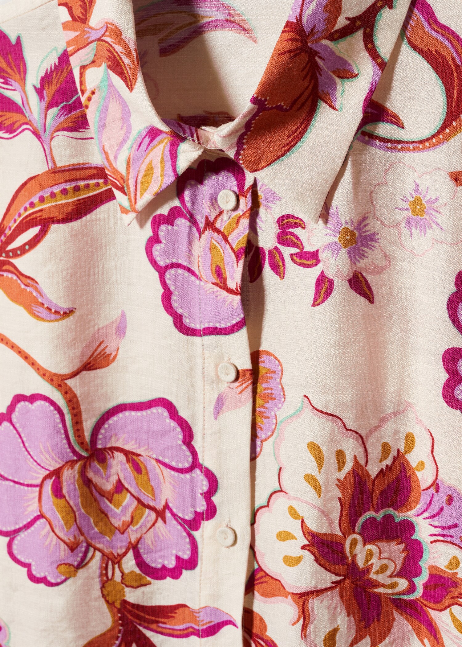 Camisa estampada botones - Detalle del artículo 8