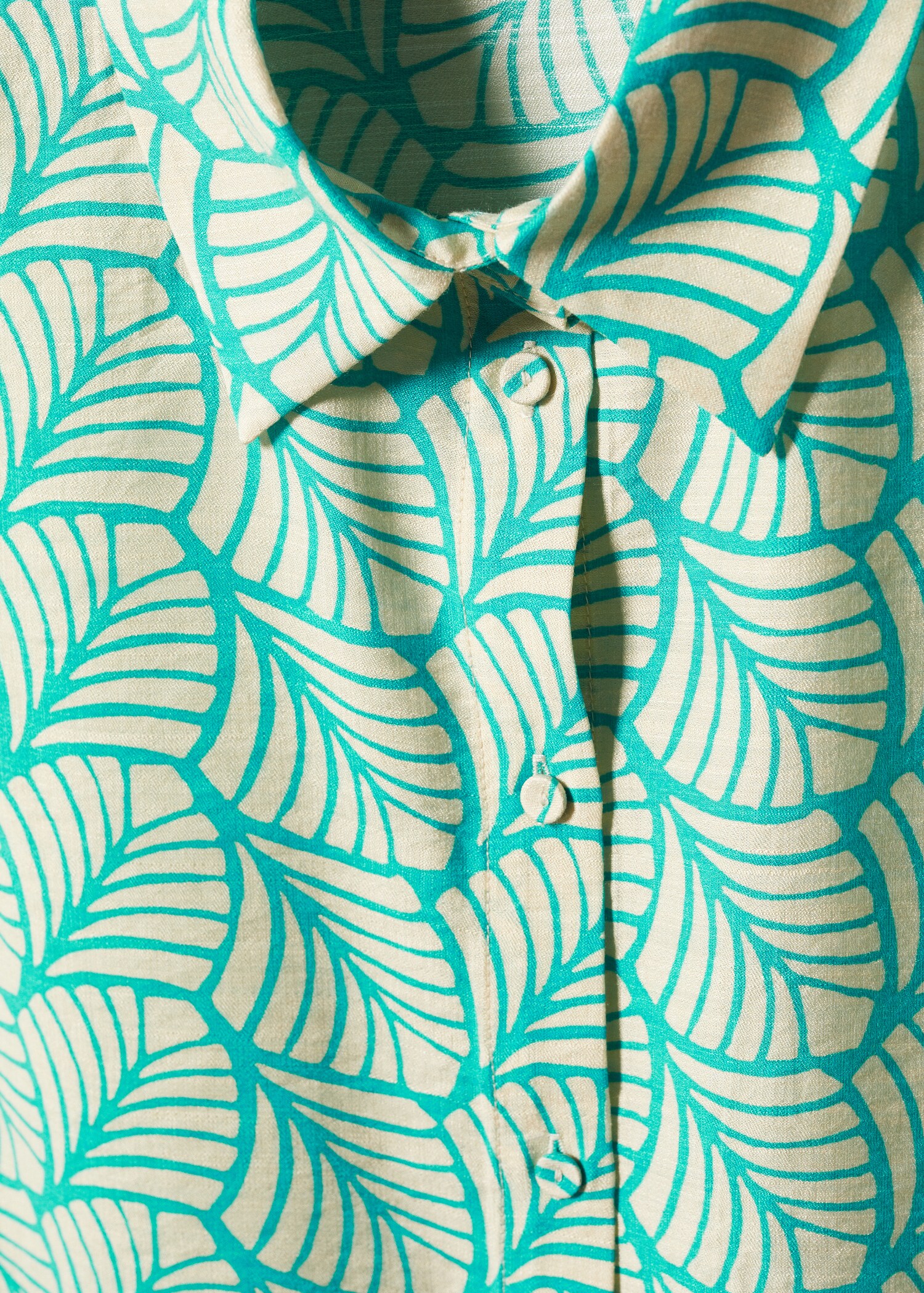 Camisa estampada botones - Detalle del artículo 8