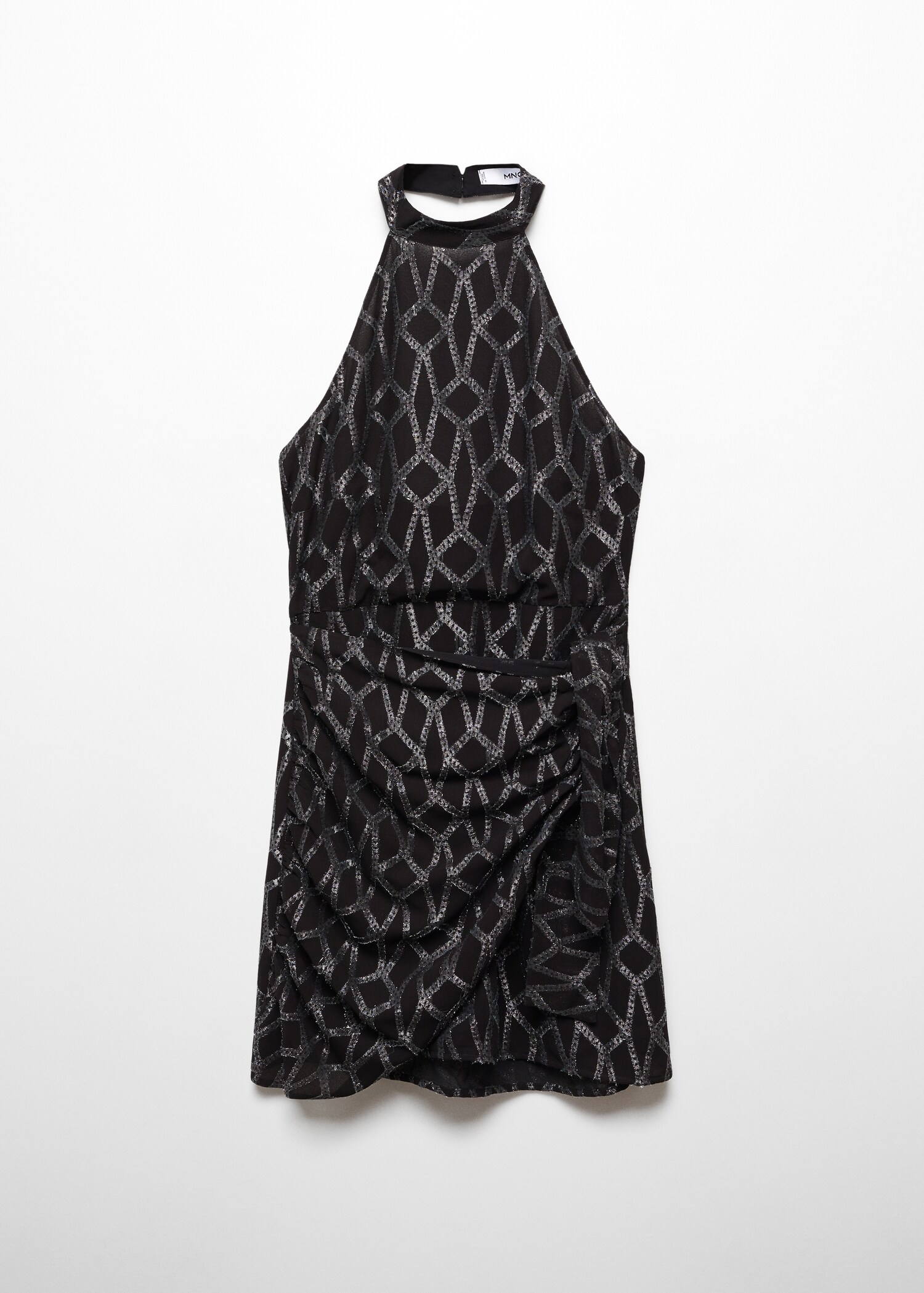 Lurex halter-neck dress - Article without model