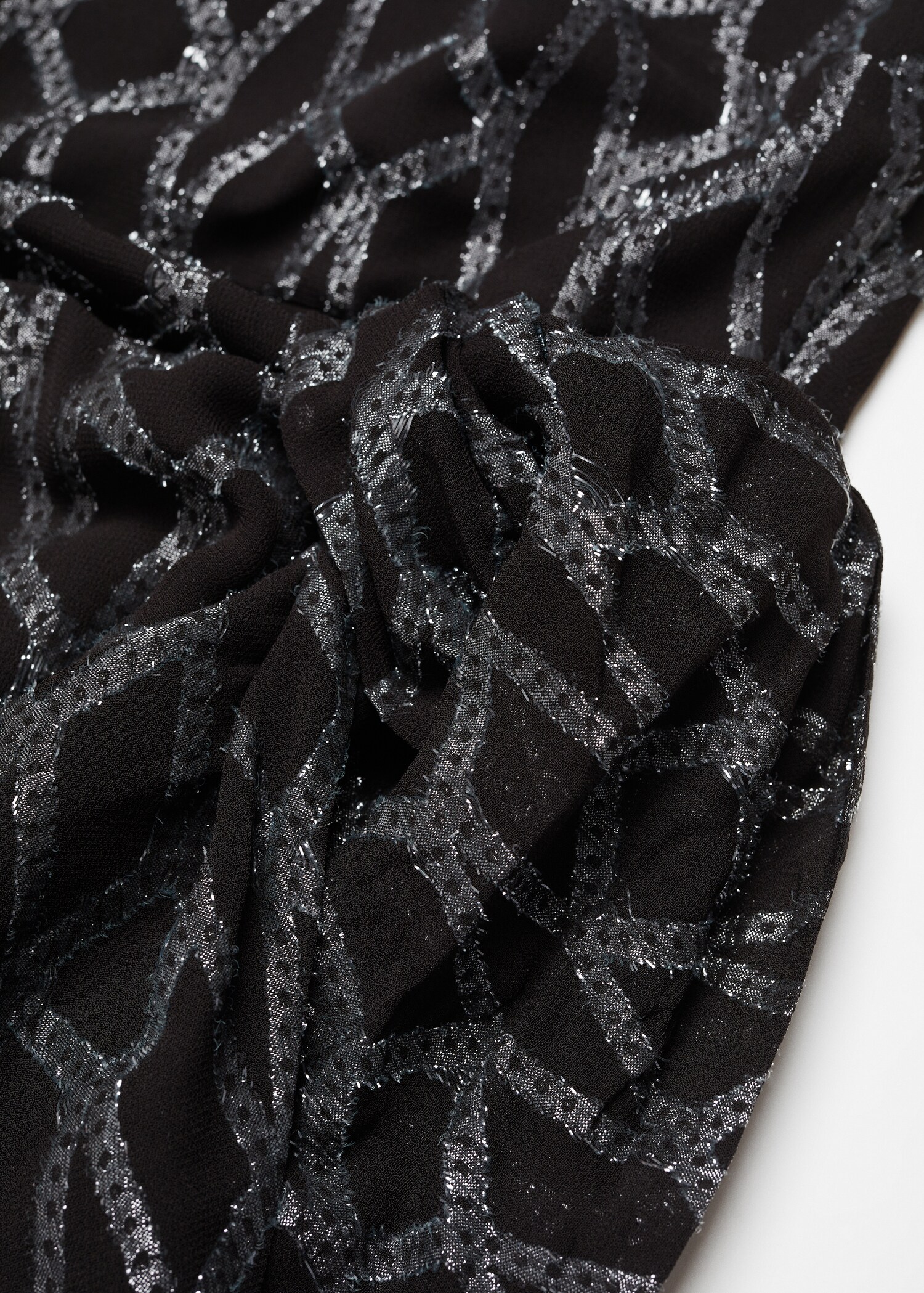 Lurex halter-neck dress - Details of the article 8