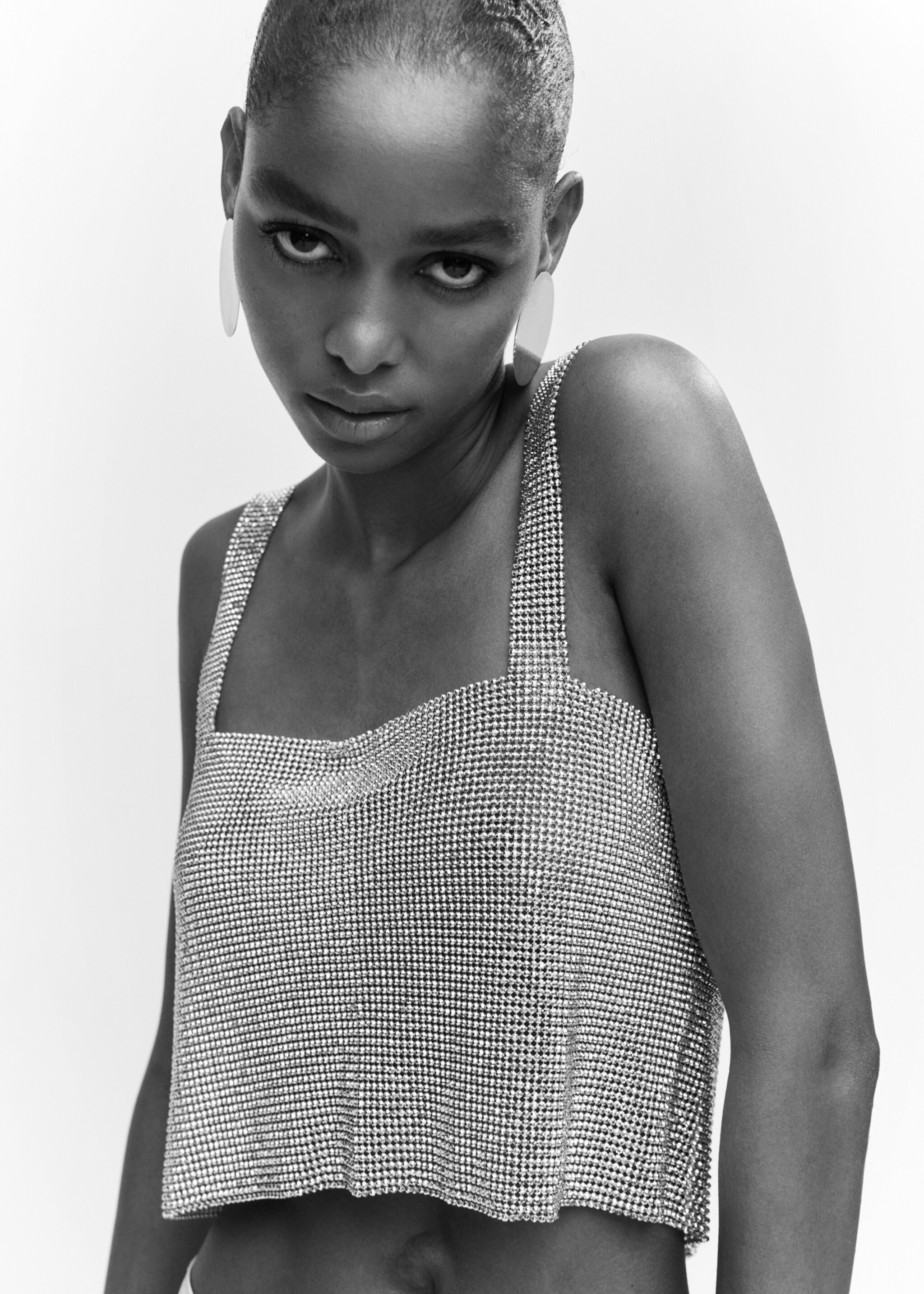 Top maille filet cristaux - Détail de l'article 1