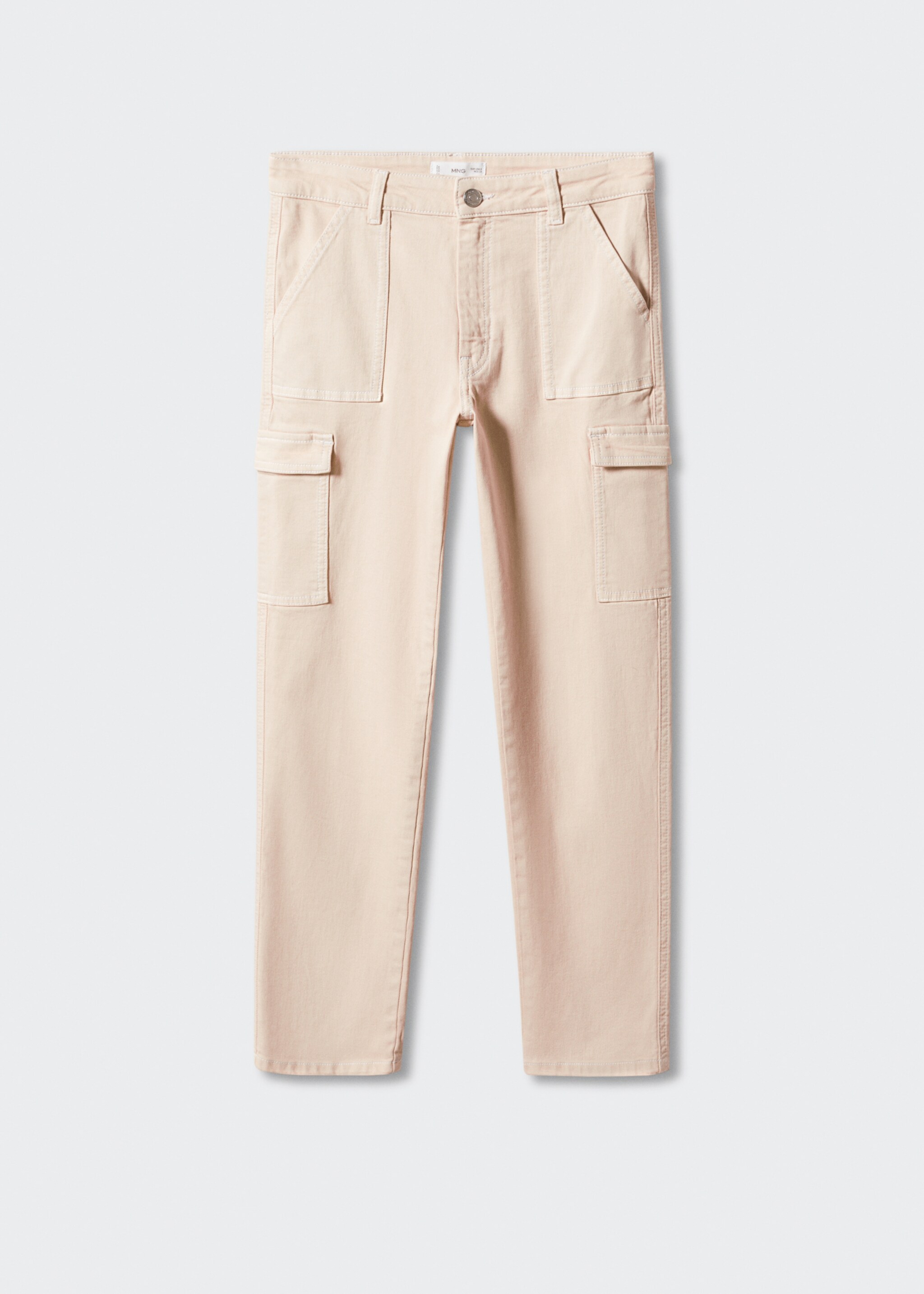 Pocket cargo jeans - Article without model, Beige. Ref: 57073254-00.