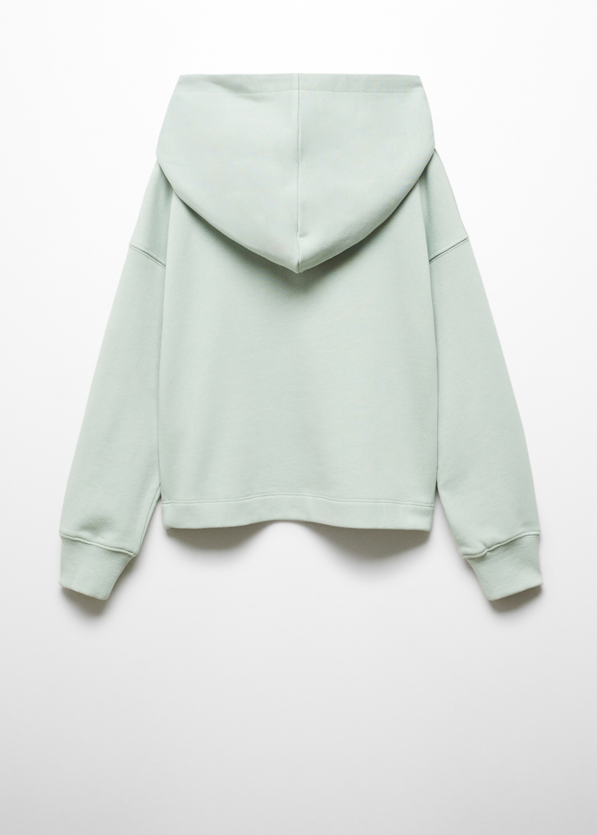 Printed cotton sweatshirt - Reverse of the article