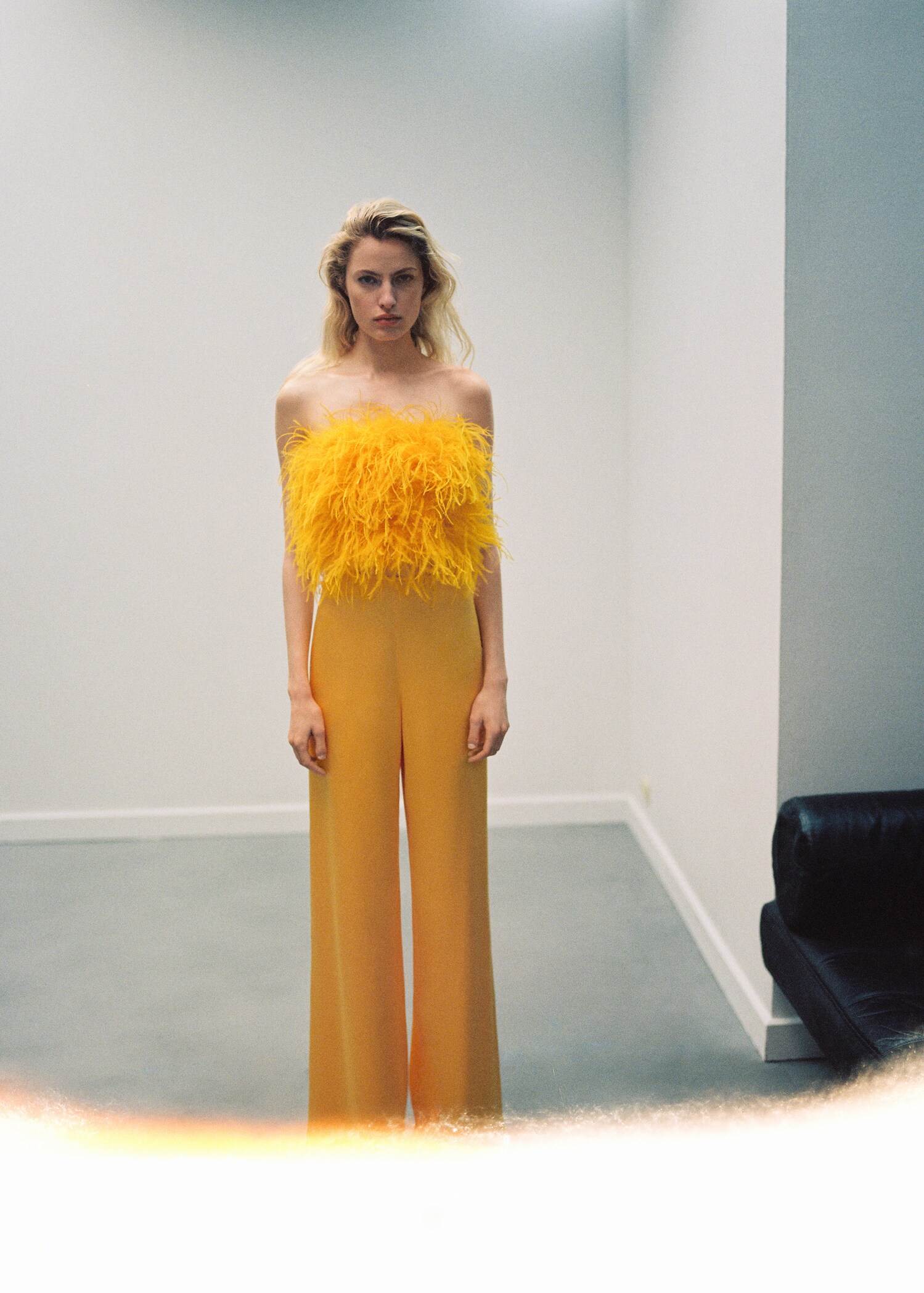 Satin palazzo trousers - Details of the article 6