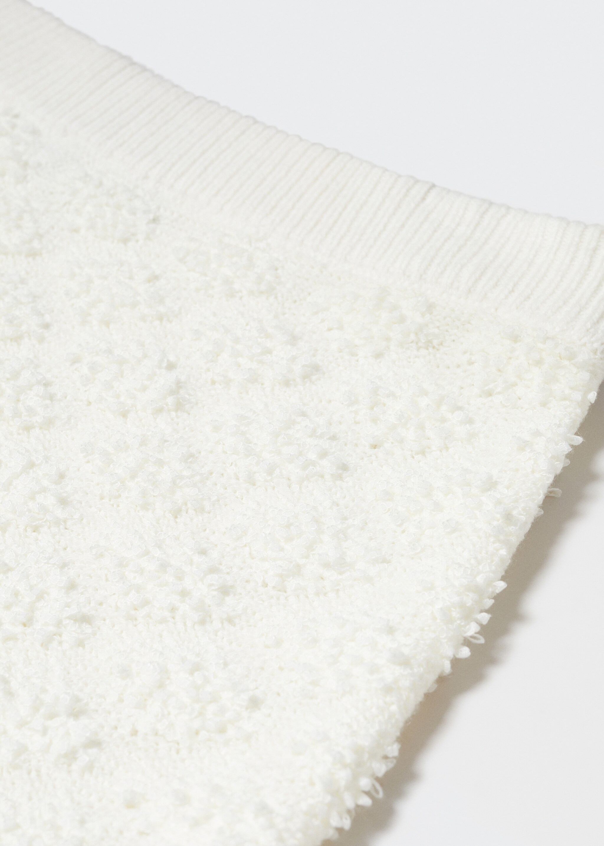Textured knitted miniskirt - Details of the article 8