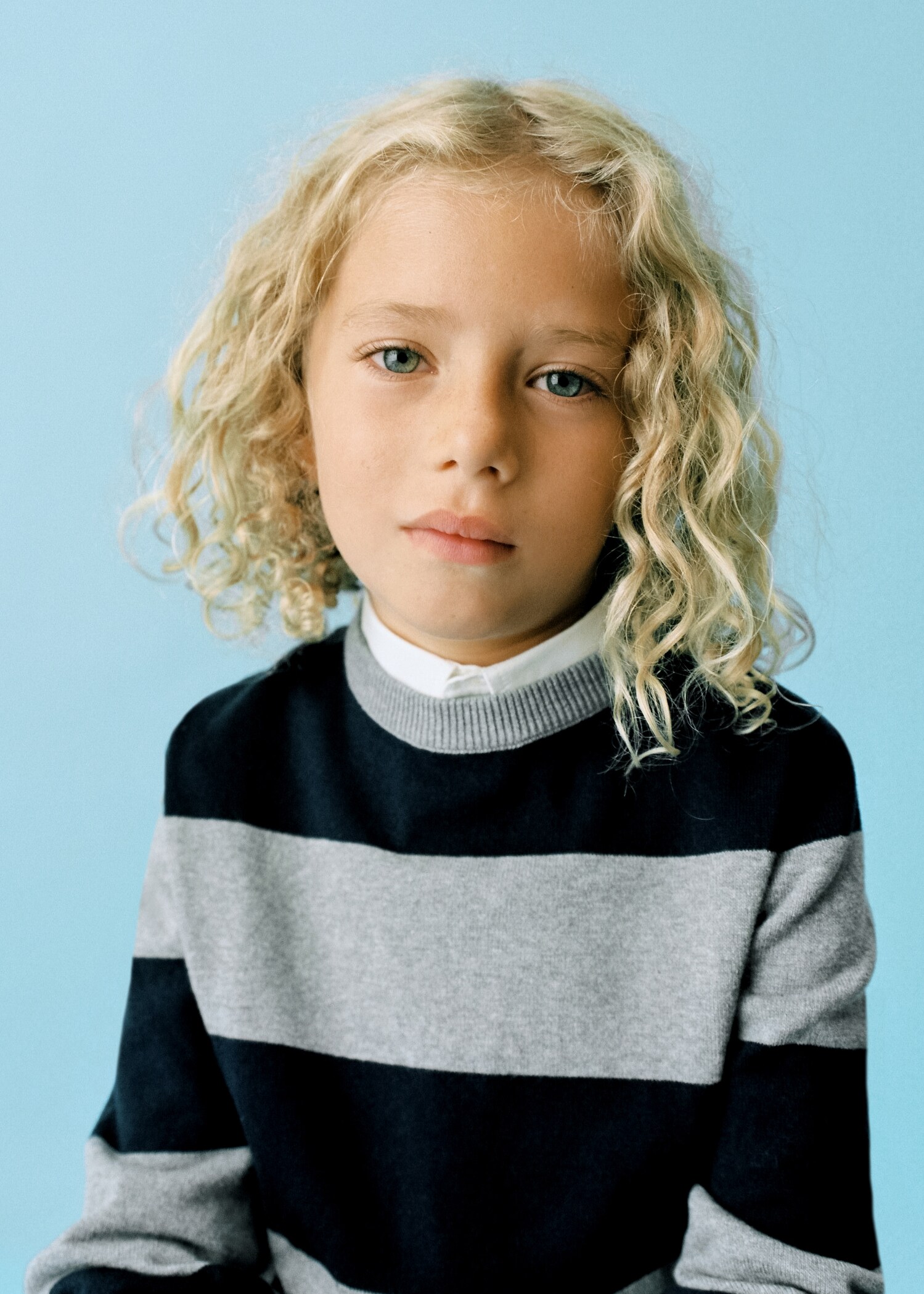 Knit striped sweater - Details of the article 5