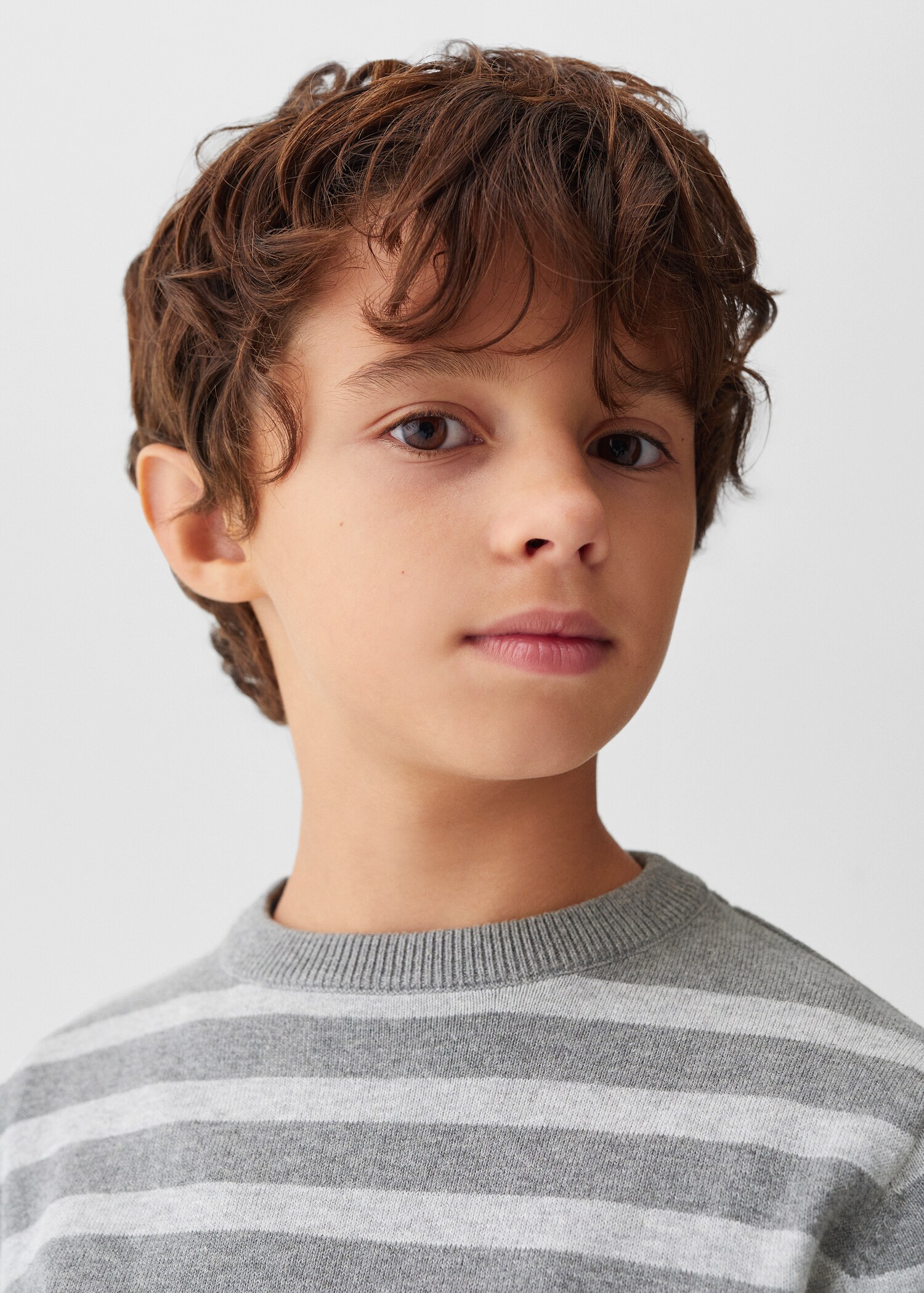 Knit striped sweater - Details of the article 1