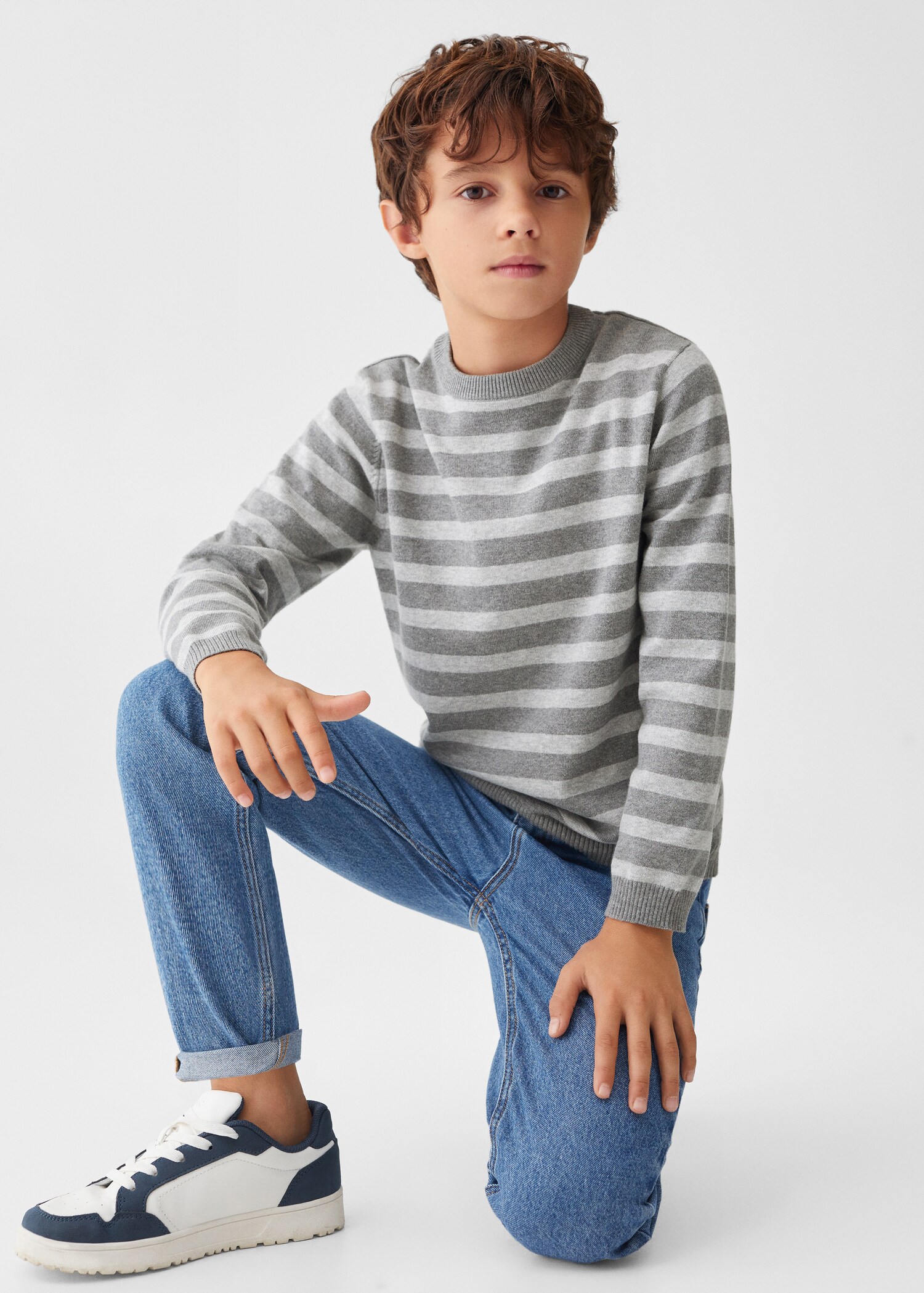 Knit striped sweater - Details of the article 2