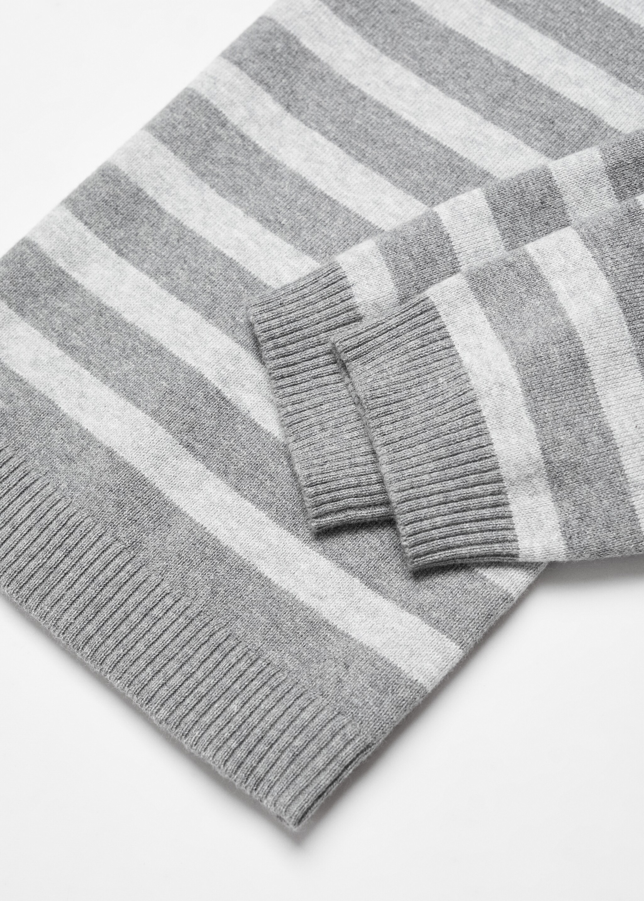 Knit striped sweater - Details of the article 8
