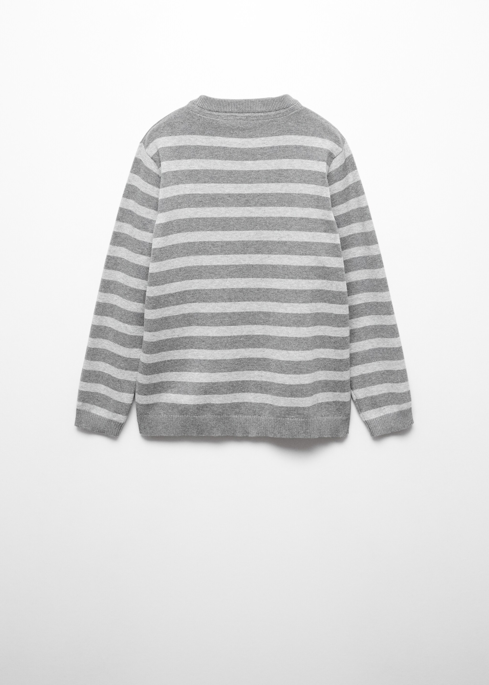 Knit striped sweater - Reverse of the article