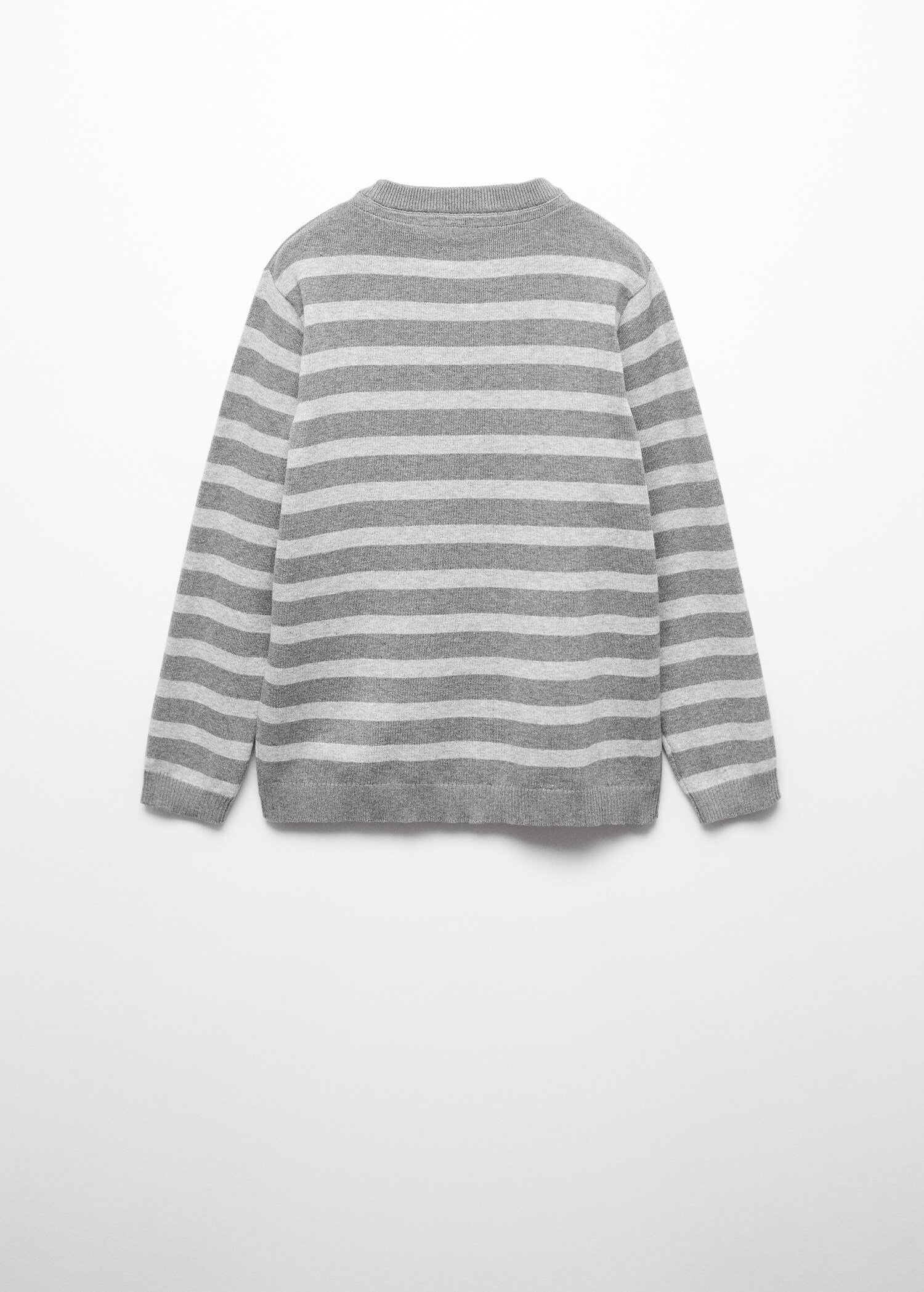 Knit striped sweater - Reverse of the article