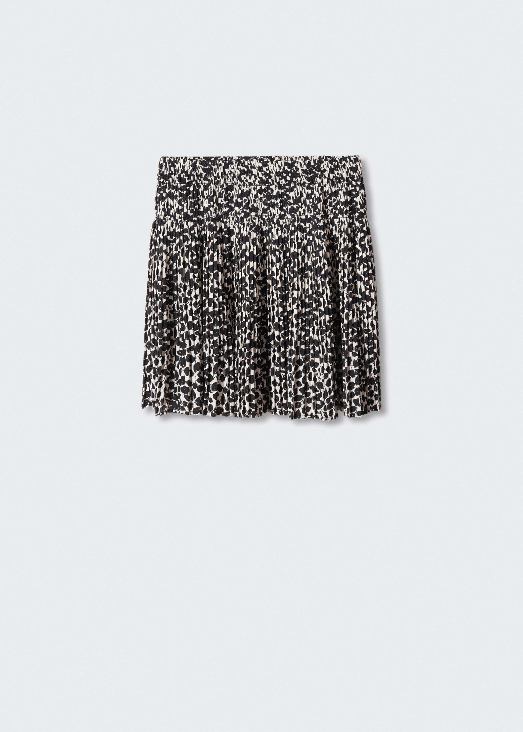 Printed pleated miniskirt - Article without model
