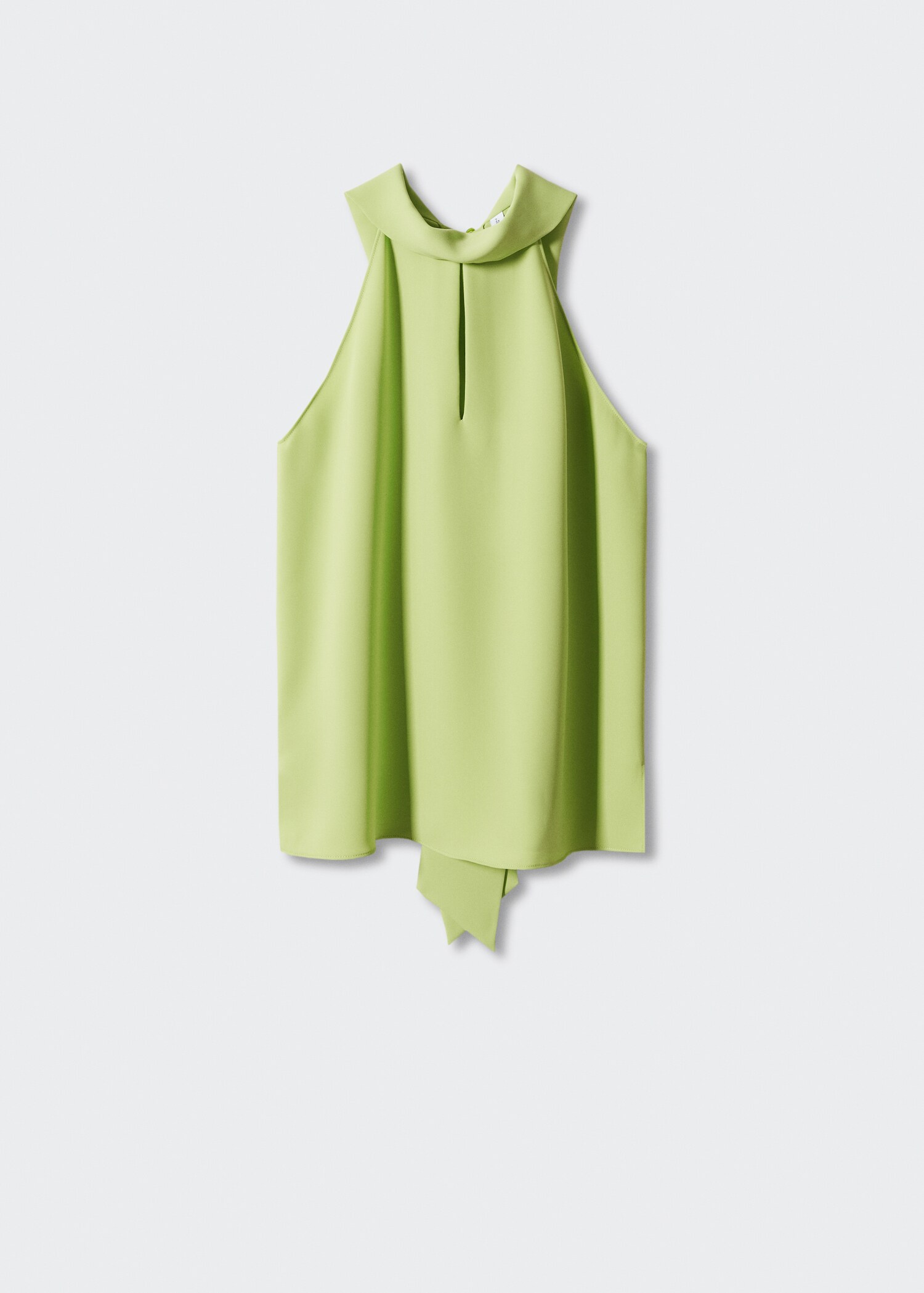 Blusa halter dettaglio spacco - Articolo senza modello