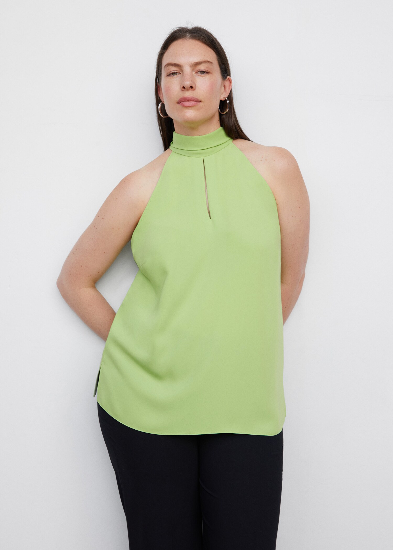 Blusa halter dettaglio spacco - Dettaglio dell'articolo 5