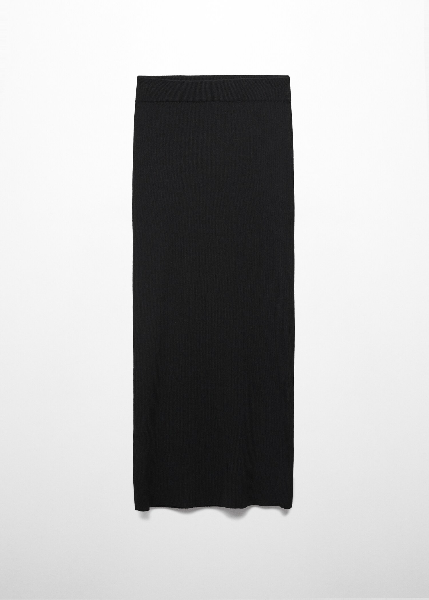 Ribbed midi skirt - Article without model