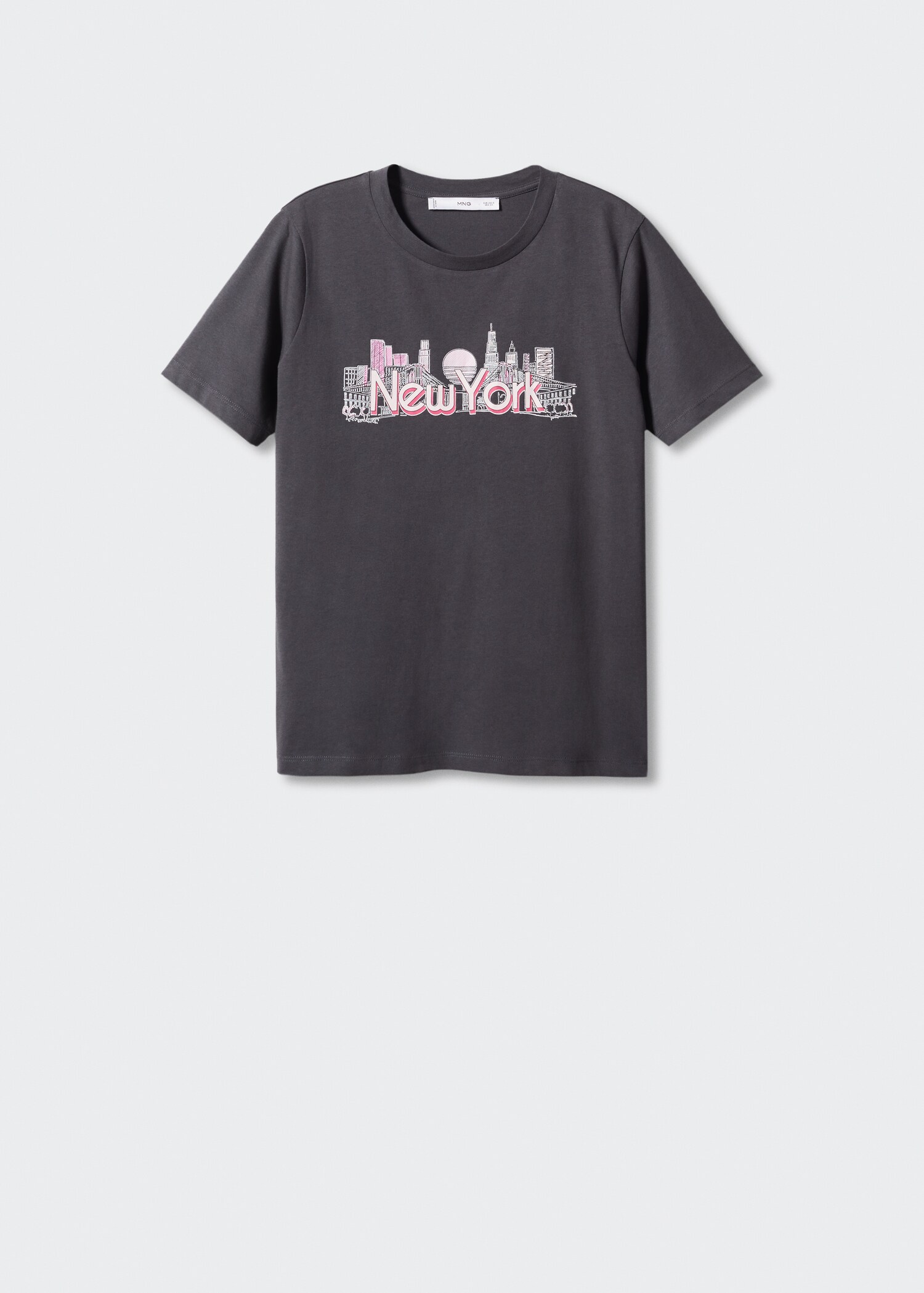 Printed cotton-blend T-shirt - Article without model