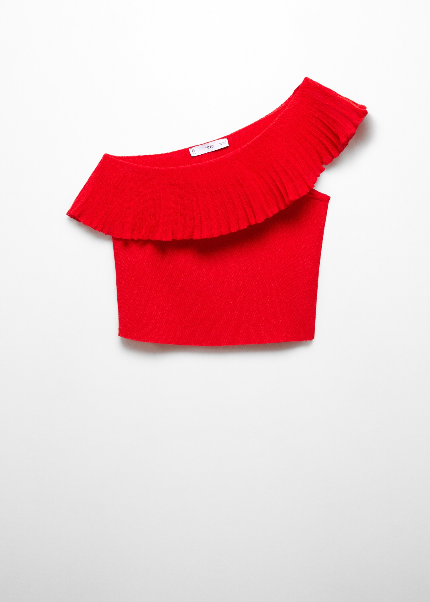 Asymmetrical ruffle top - Article without model