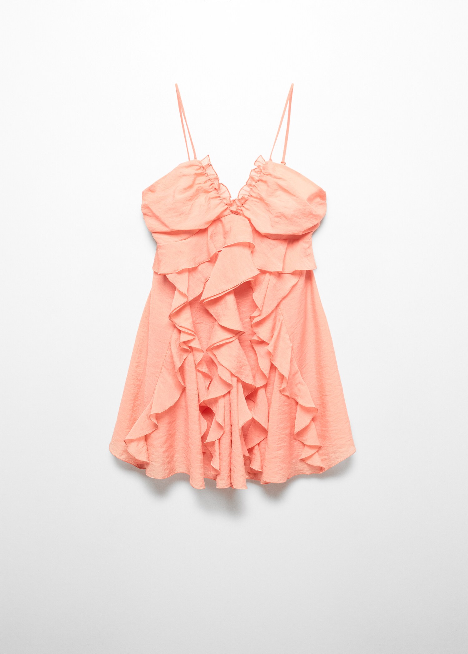 Lyocell ruffle dress - Article without model