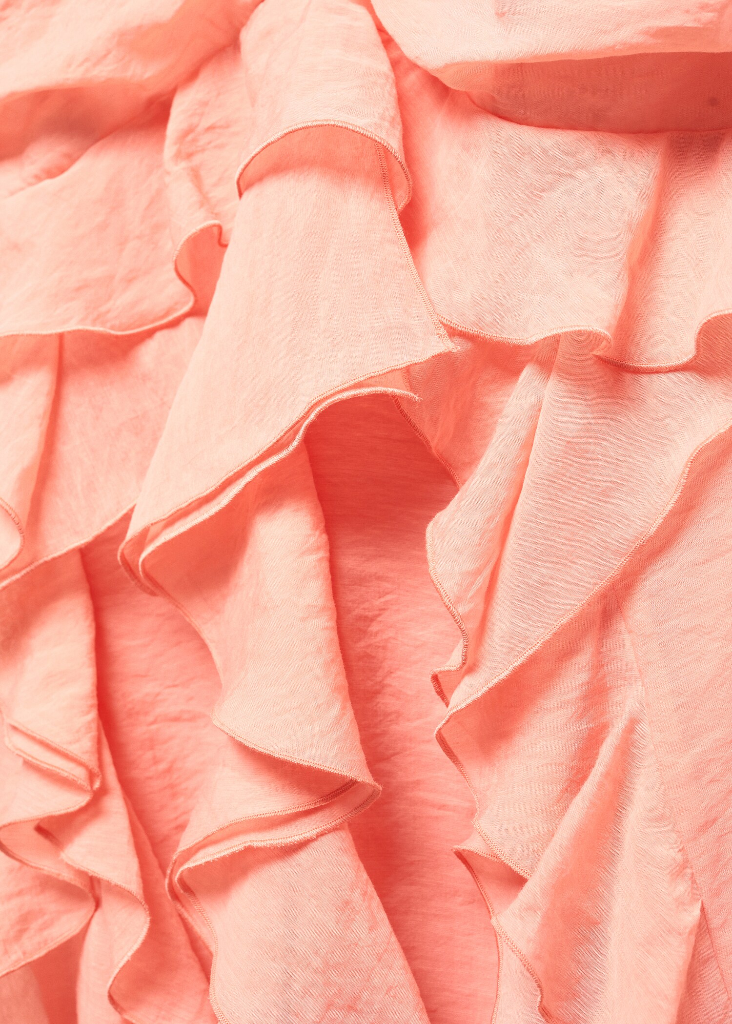 Lyocell ruffle dress - Details of the article 8