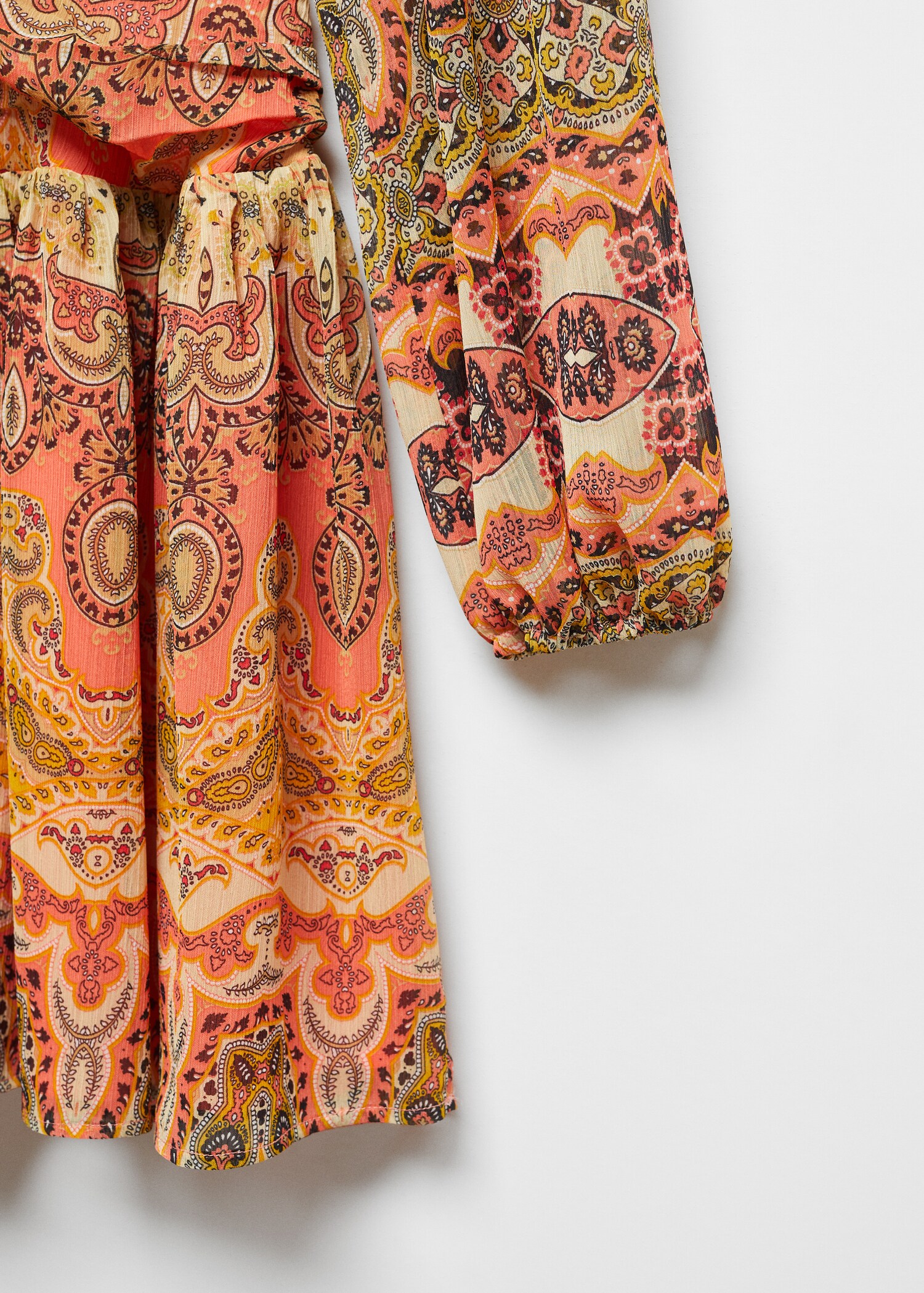 Vestido estampado aberturas - Detalle del artículo 8
