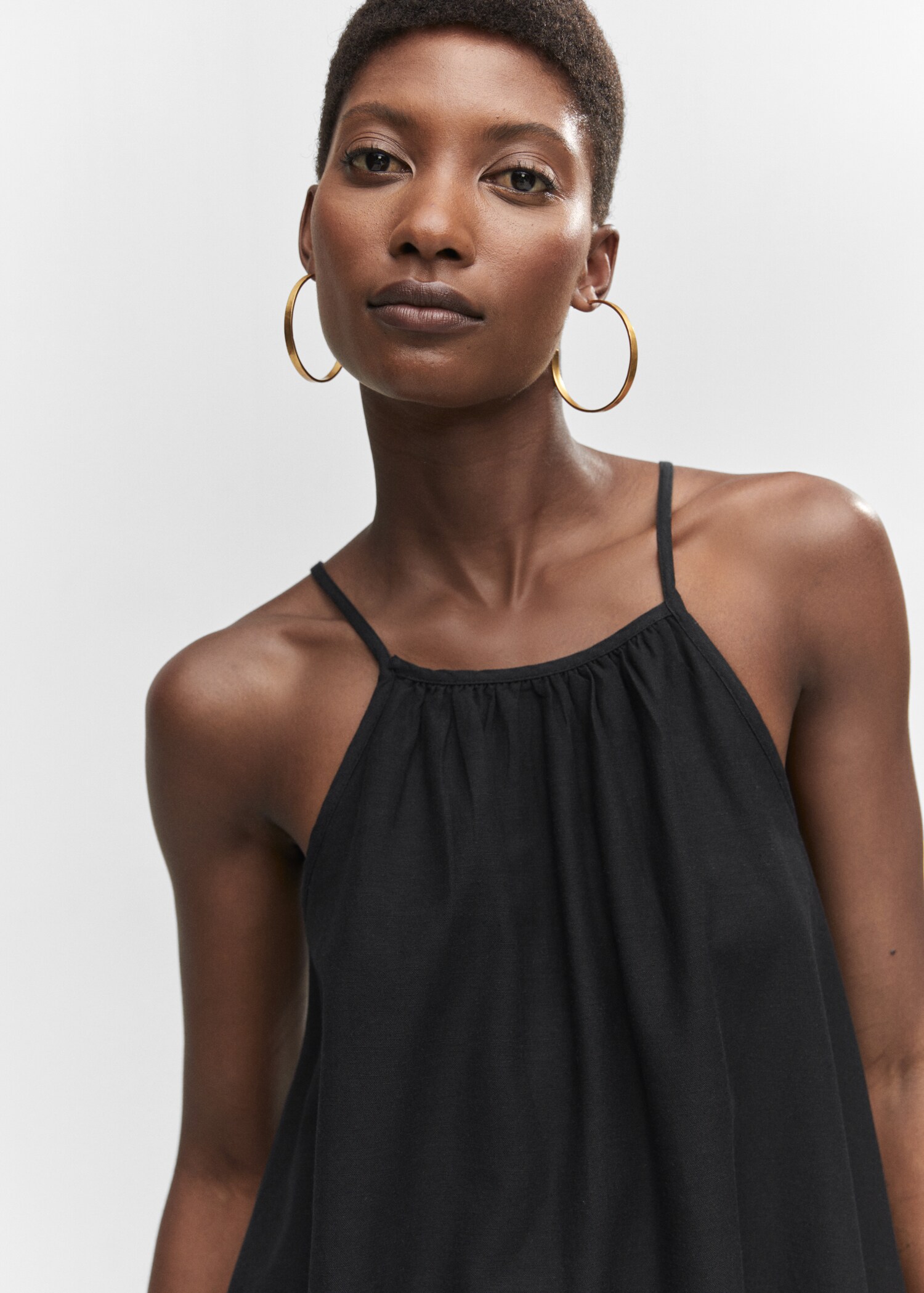 Embroidered detail dress - Details of the article 1