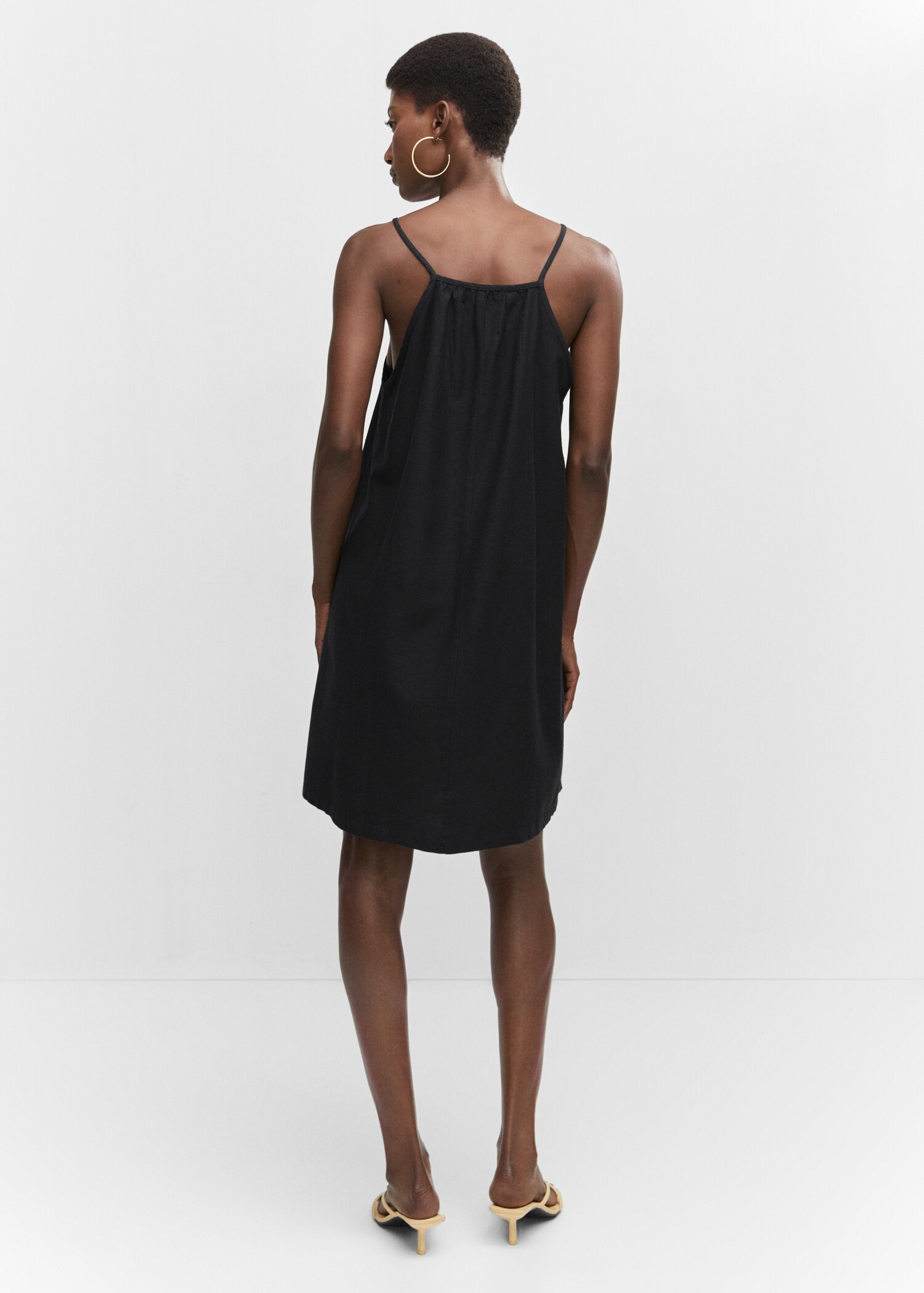 Embroidered detail dress - Reverse of the article