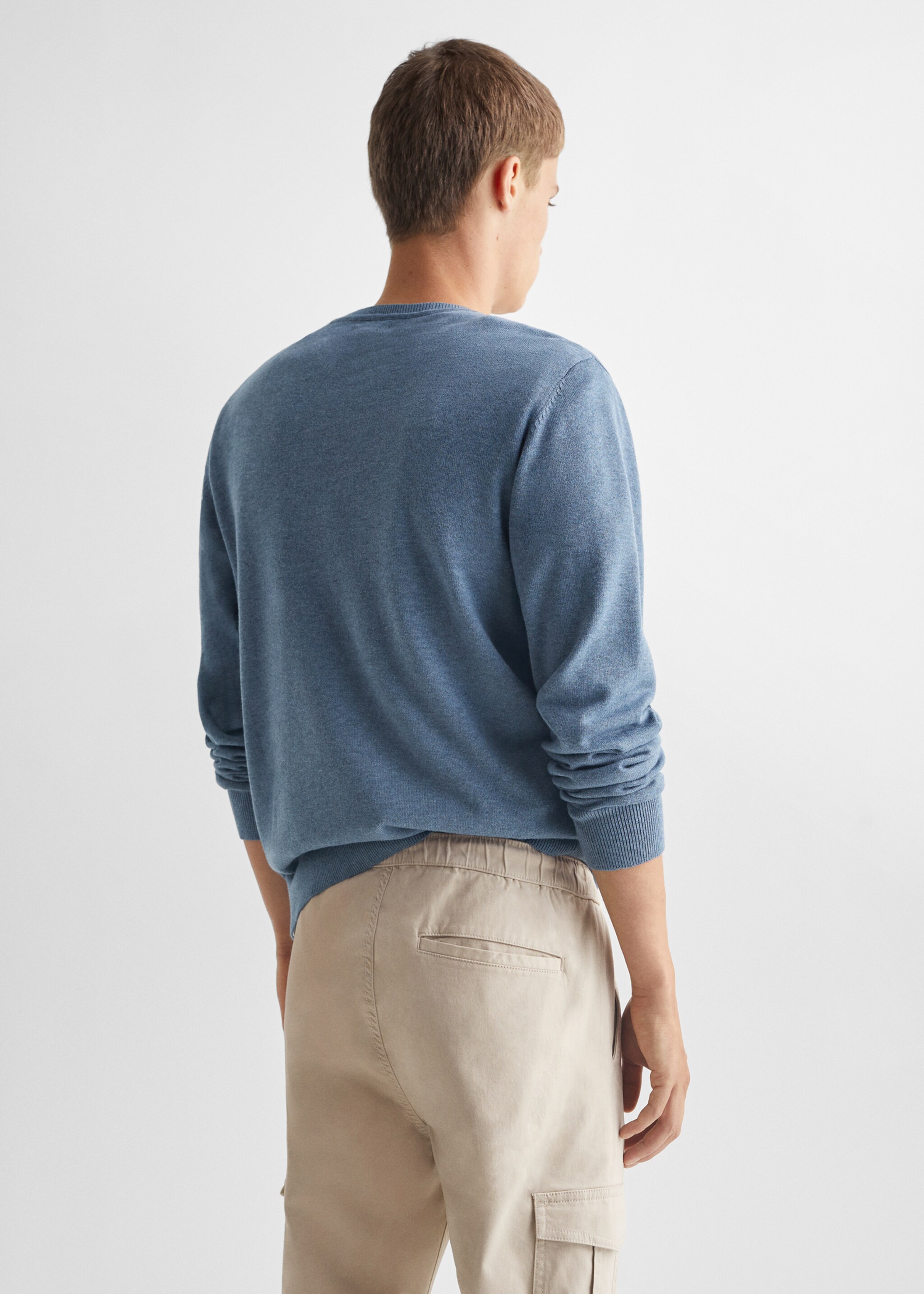 Pullover melangiato cotone - Retro dell'articolo