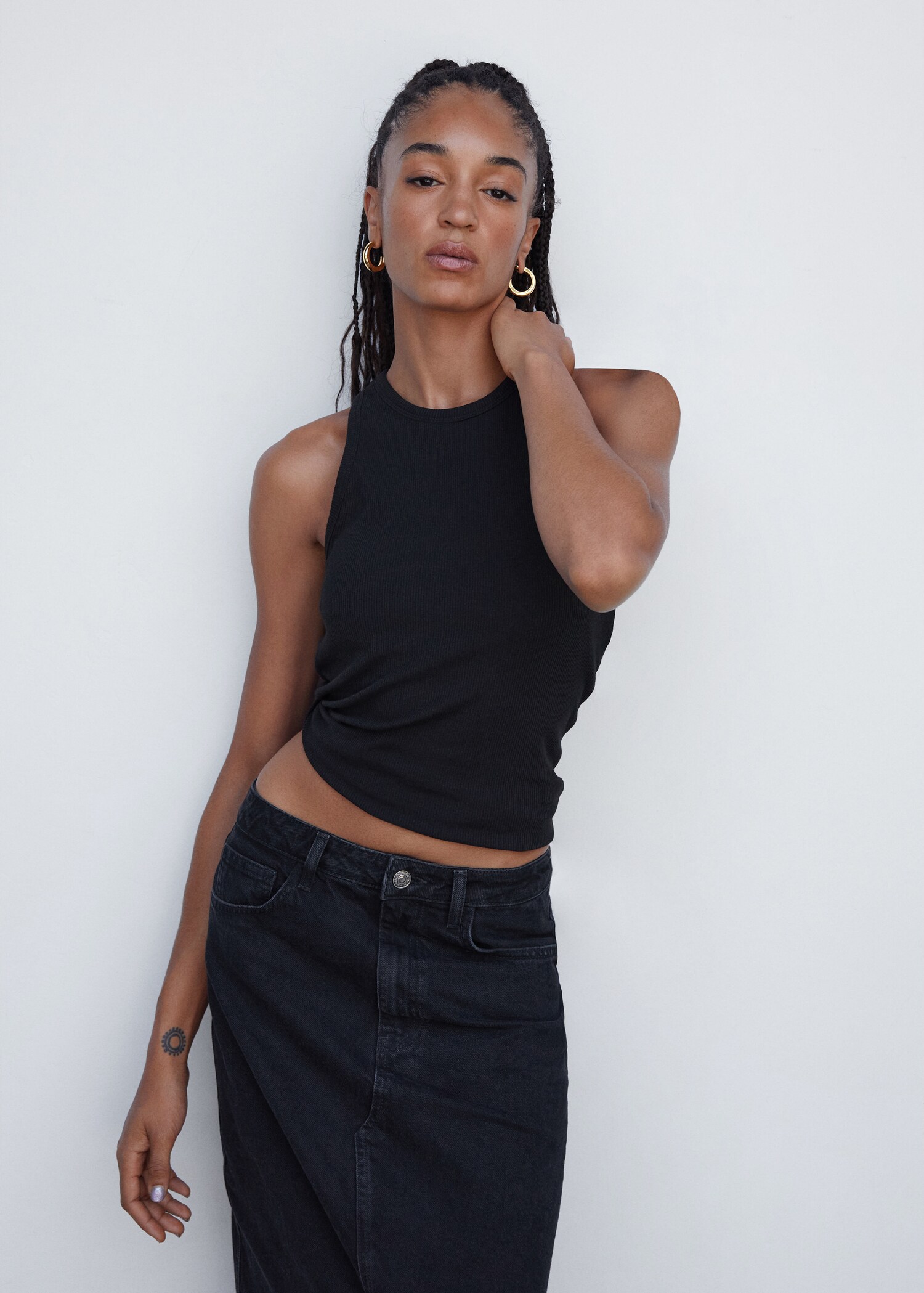 Halter top with low-cut back Women MANGO OUTLET Netherlands