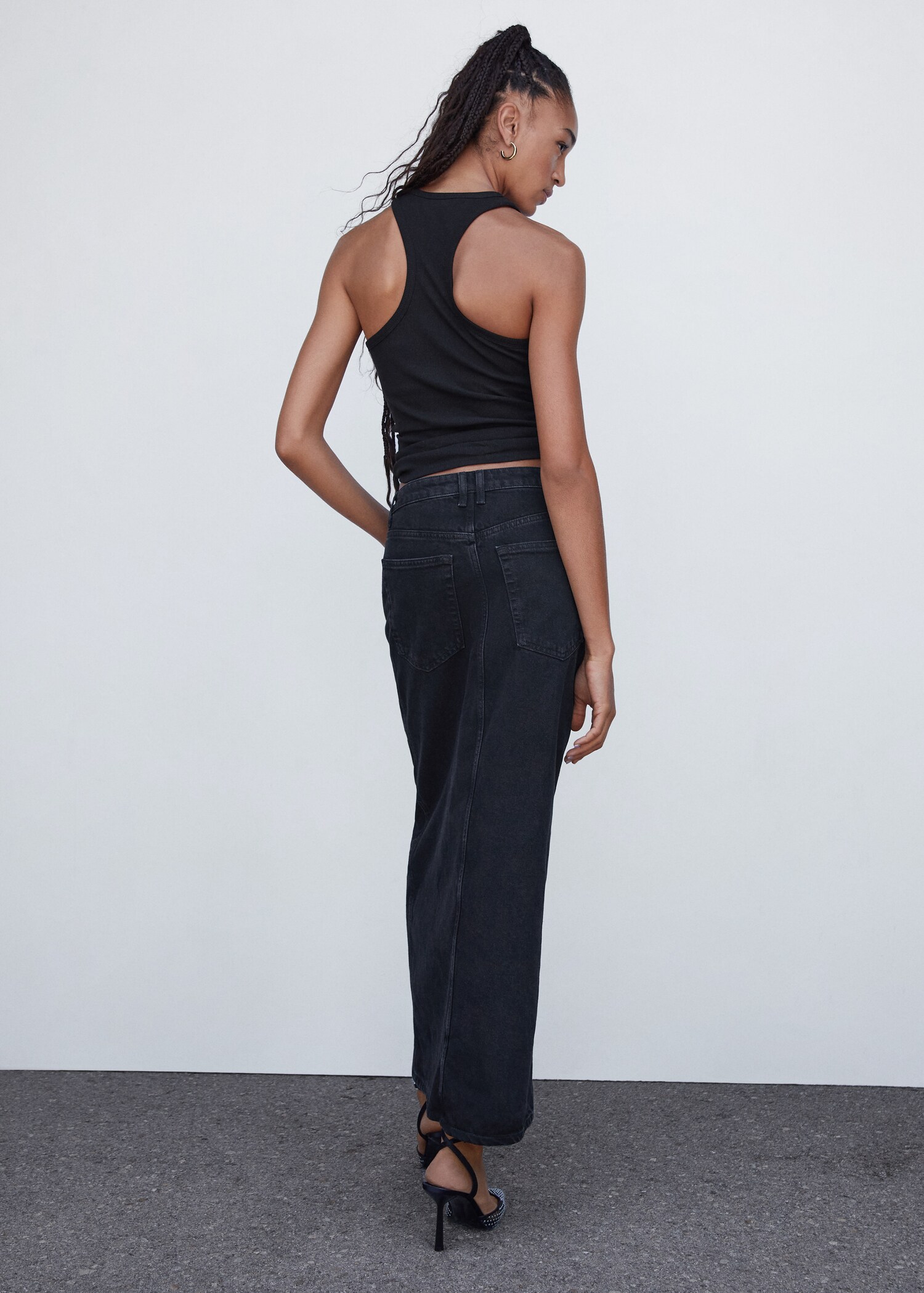 Top halter scollatura schiena - Retro dell'articolo