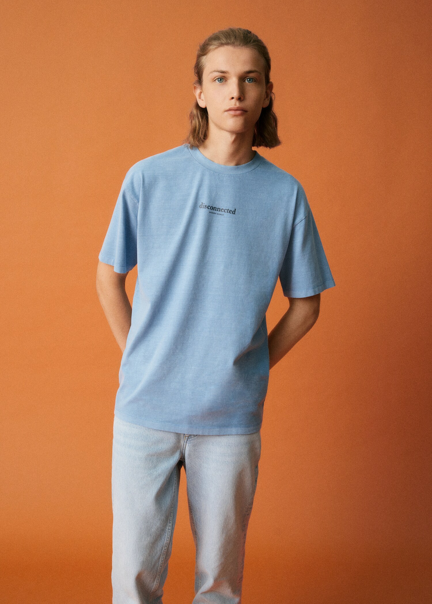 Bawełniany wzorzysty t-shirt - Szczegóły artykułu 5