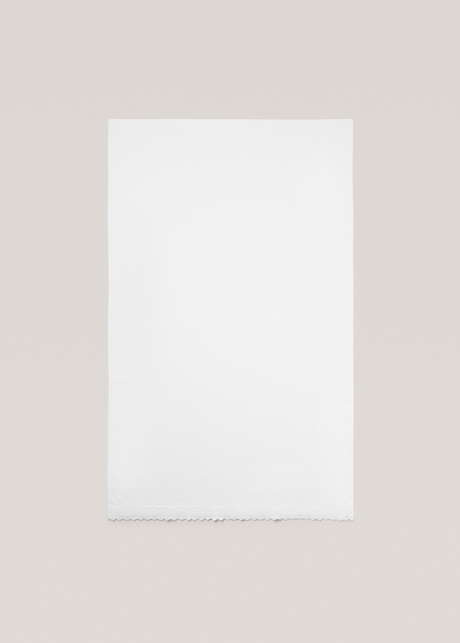 Embroidered-trim hand towel 50x90cm - Details of the article 3