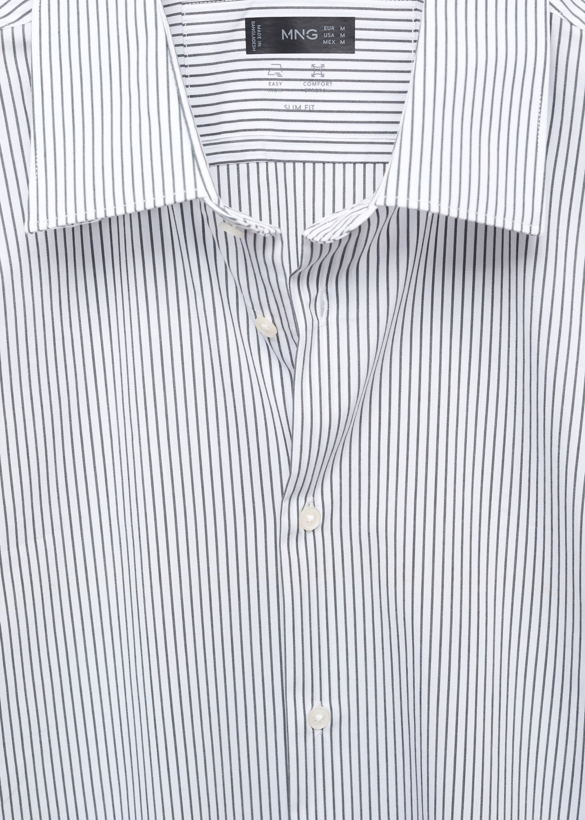 Slim fit pamučna rastezljiva košulja - Detalji artikla 8