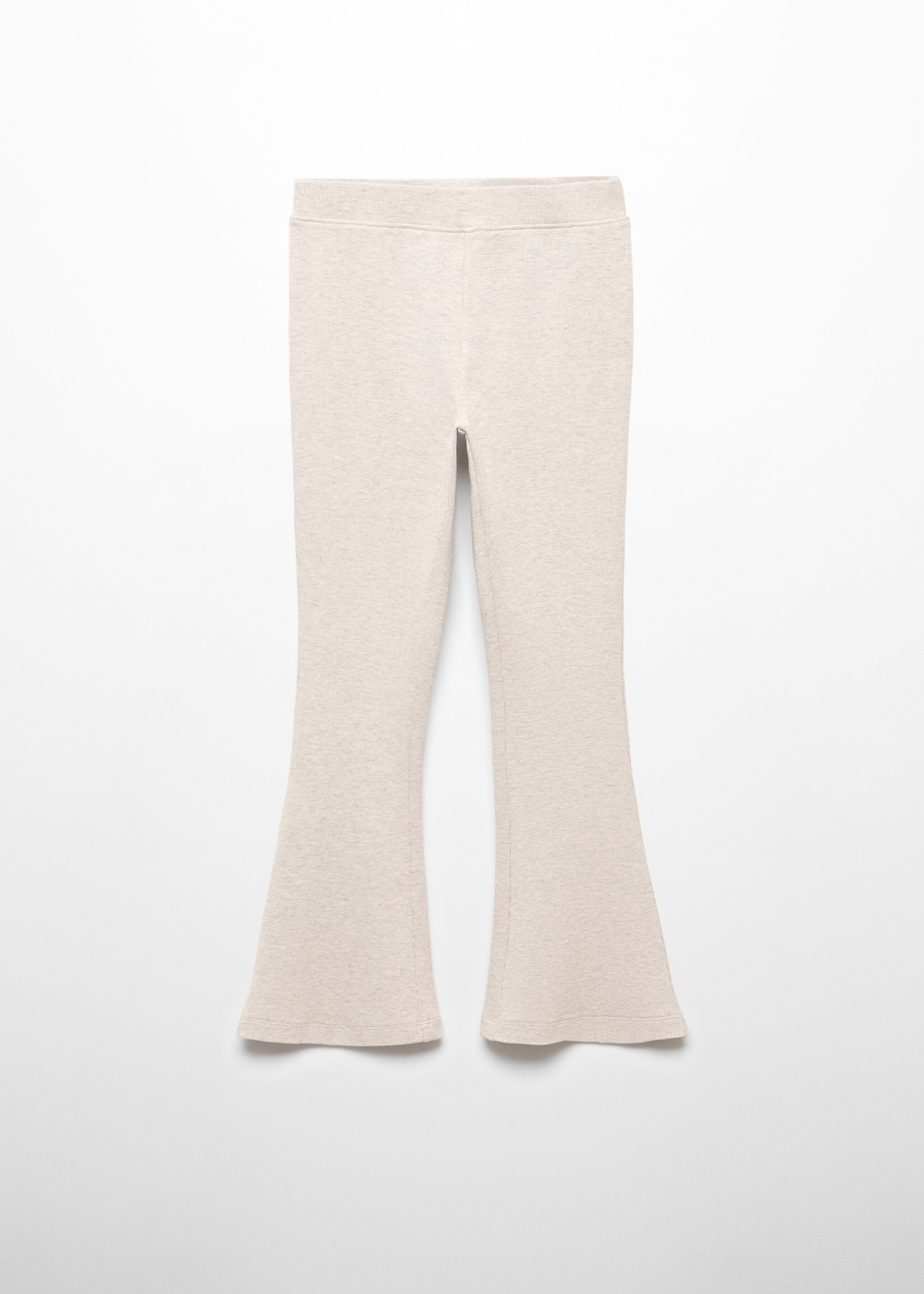 Flared knitted leggings - Article without model