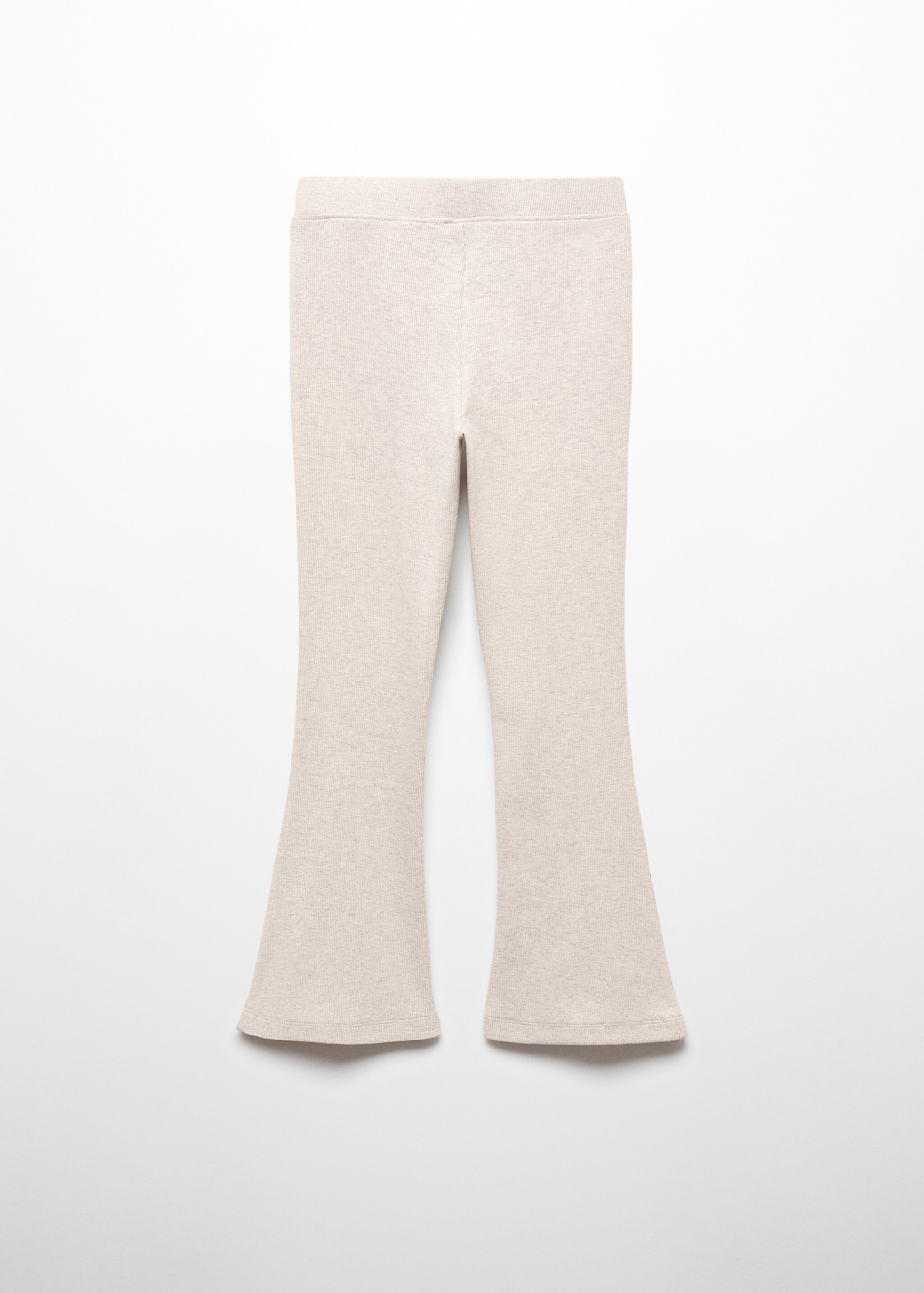Flared knitted leggings - Reverse of the article