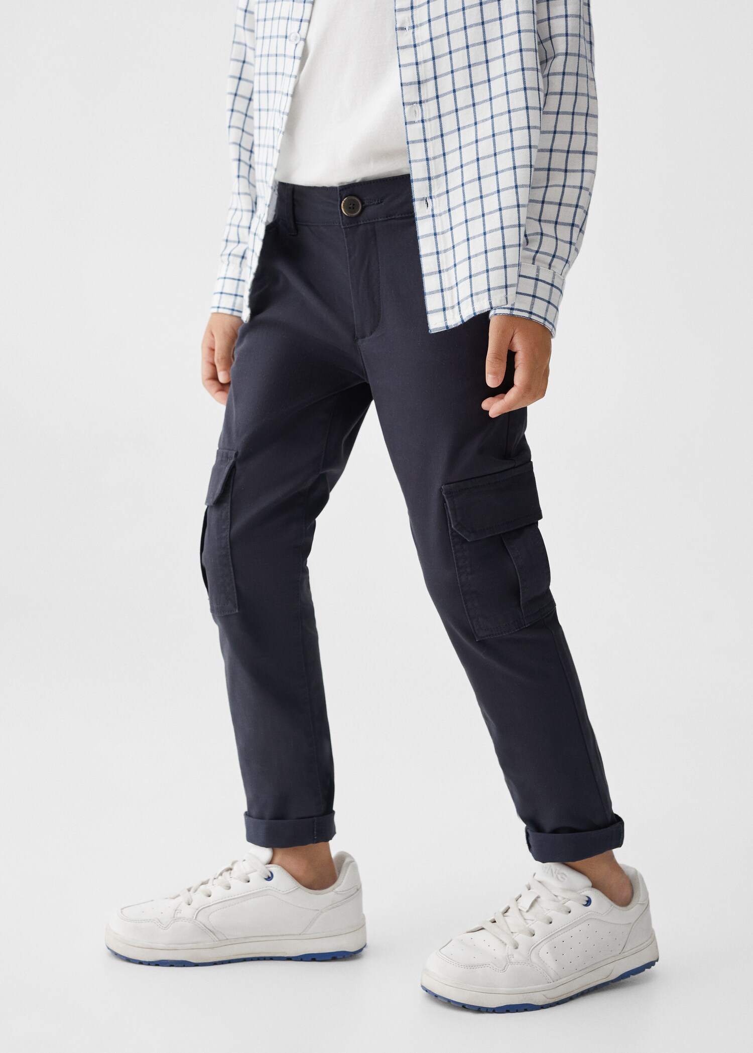 Cotton cargo trousers - Details of the article 6