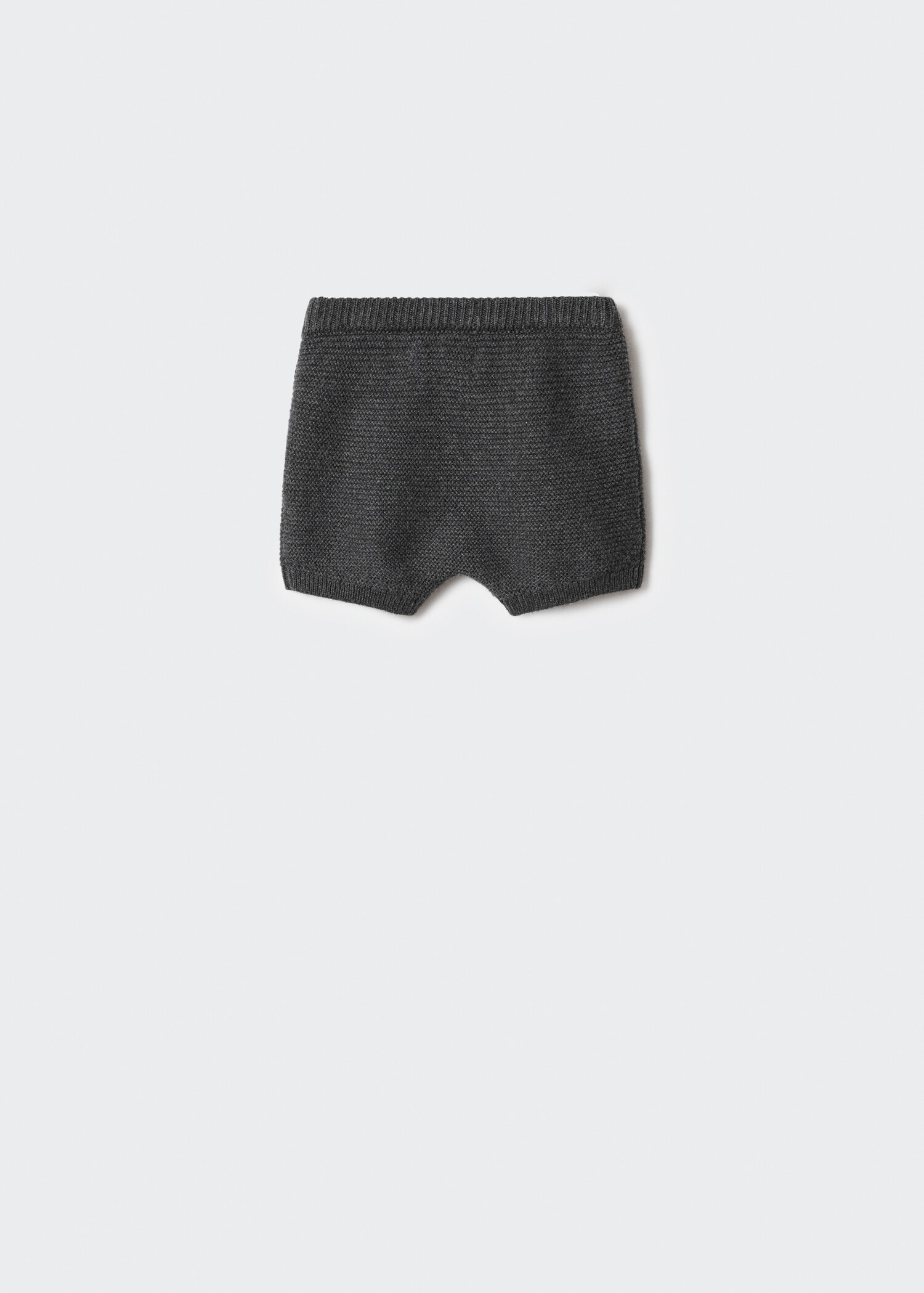 Knitted cotton short - Reverse of the article