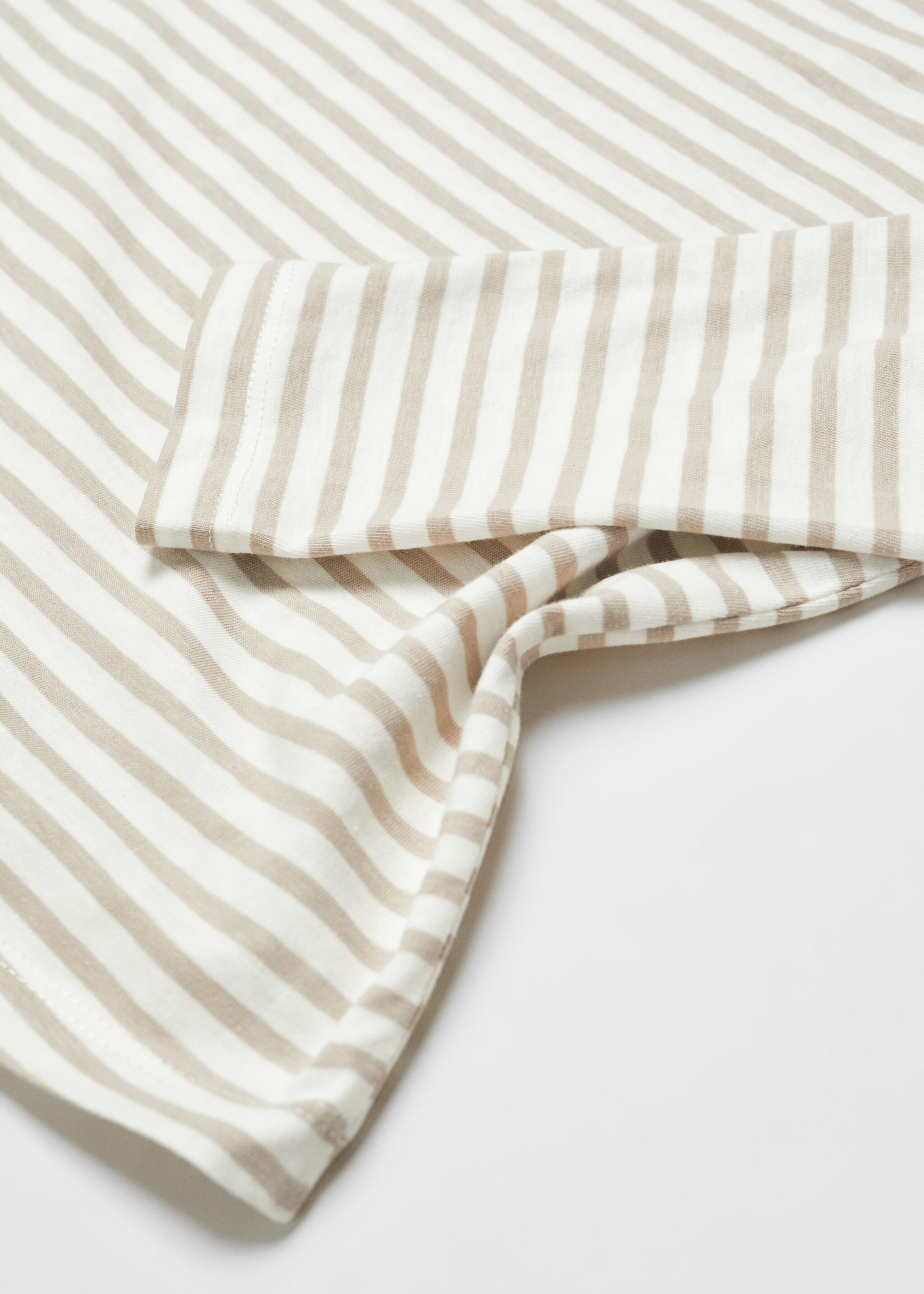 Cotton boat neck t-shirt - Details of the article 8
