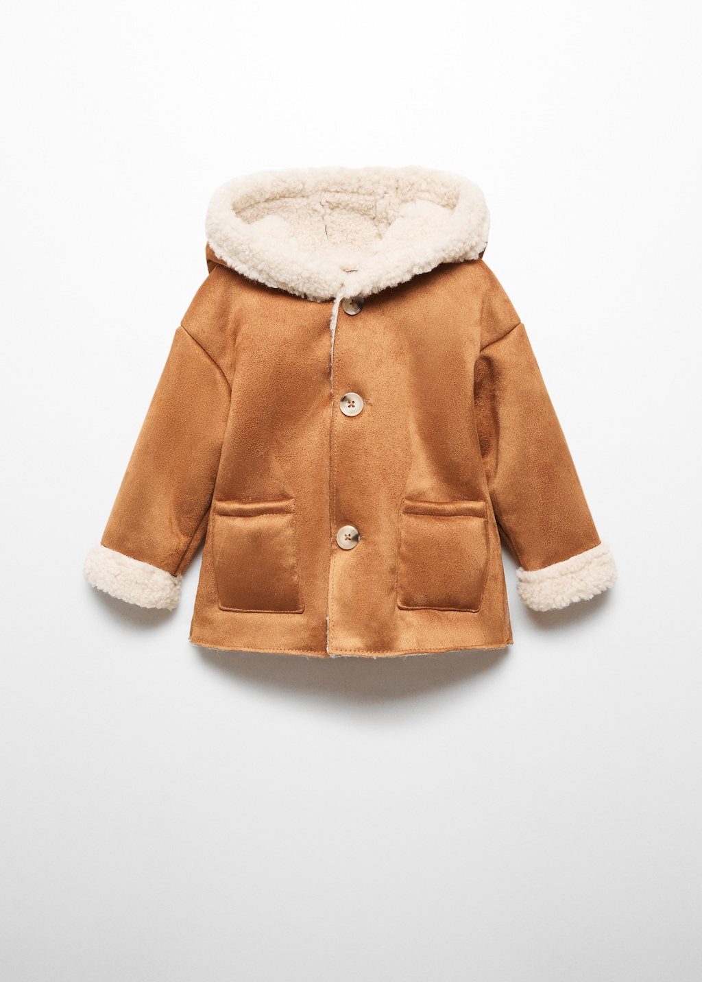 Boys shearling coat online