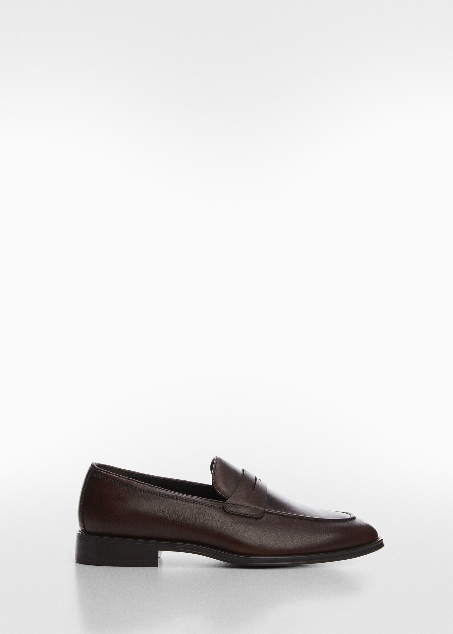 Aged-leather loafers - Article without model