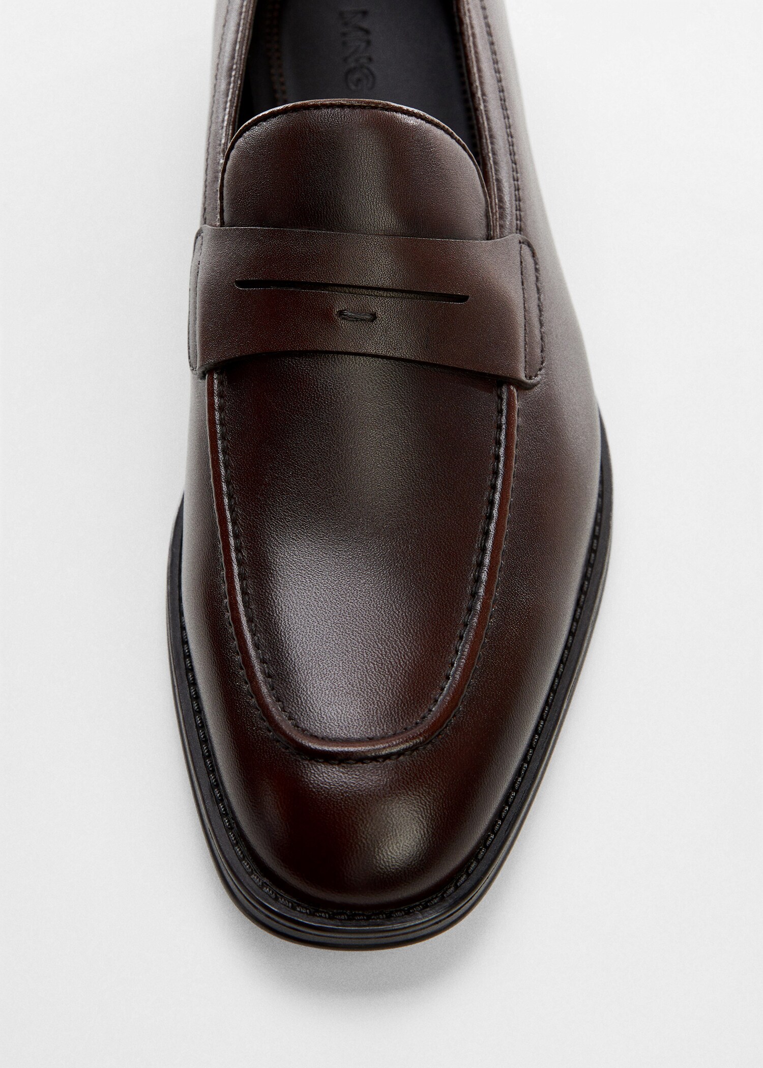 Aged-leather loafers - Details of the article 2