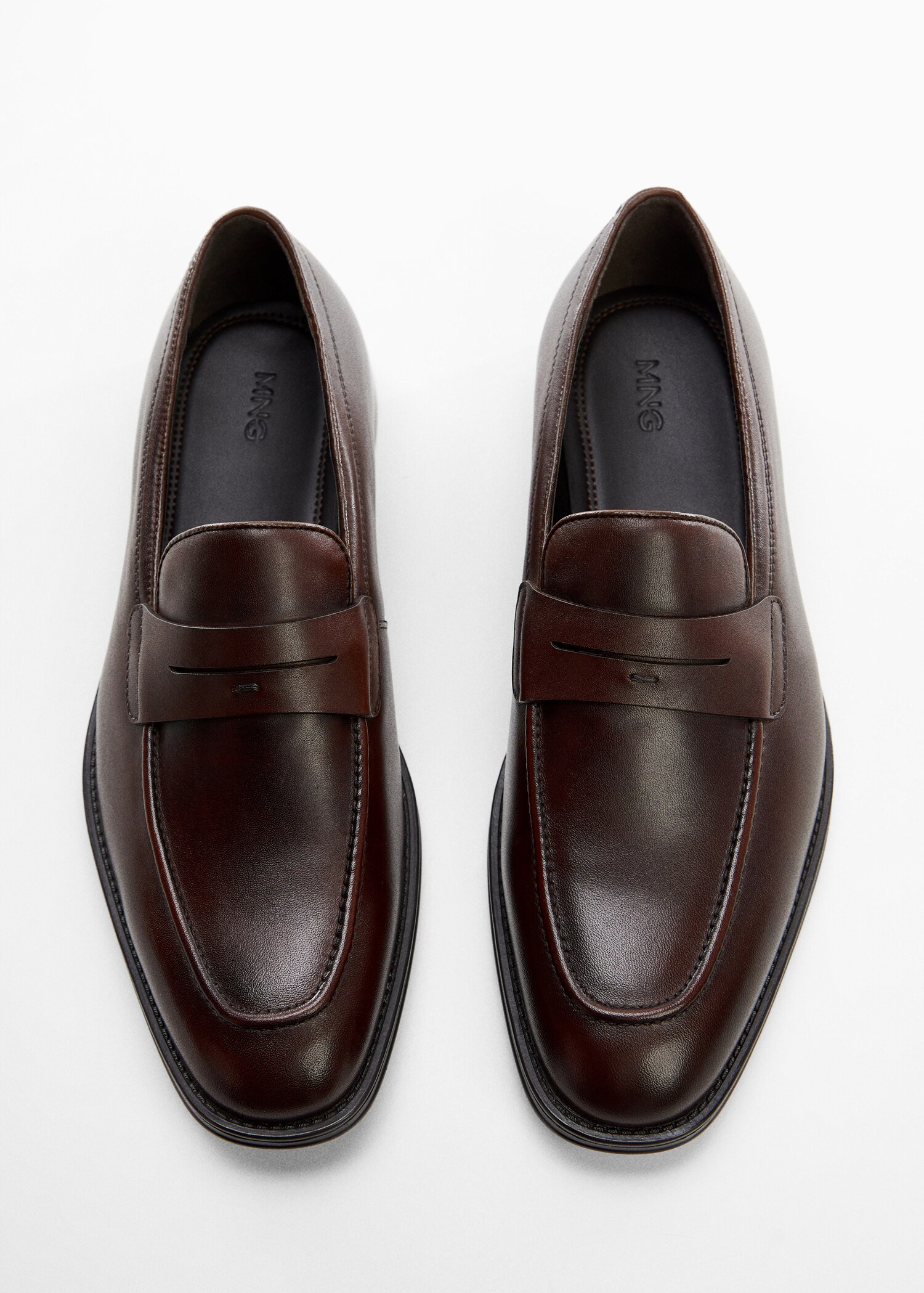Aged-leather loafers - Details of the article 3