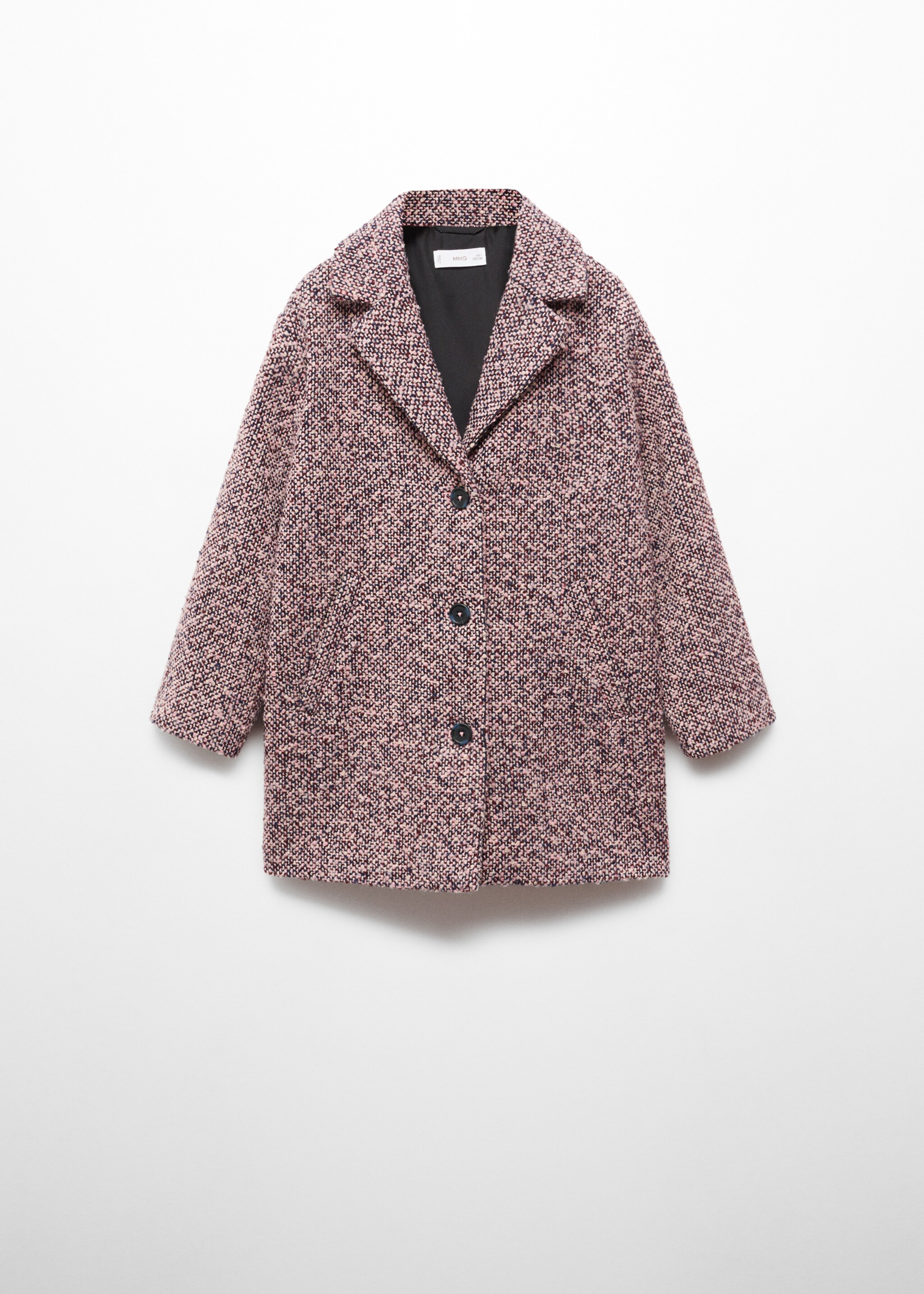 Marbled coat with lapels - Article without model